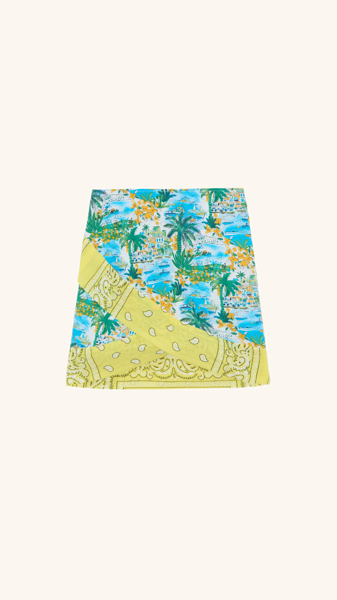 Paréo Hawaï jaune