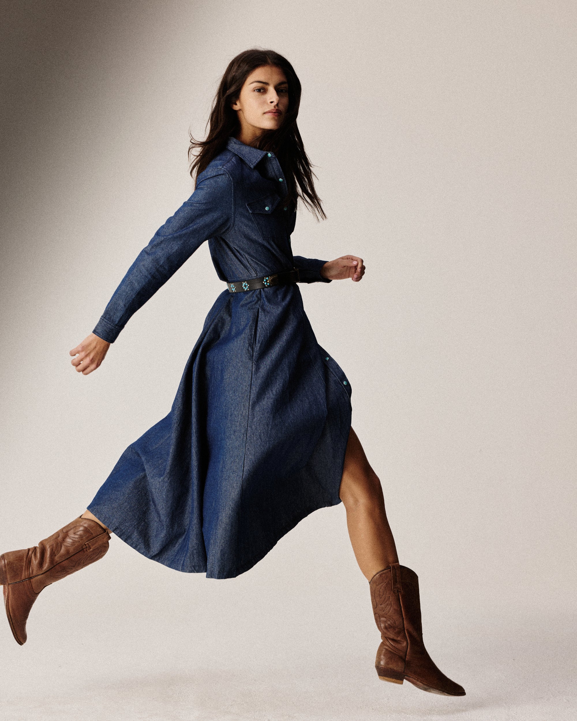 Robe en jean