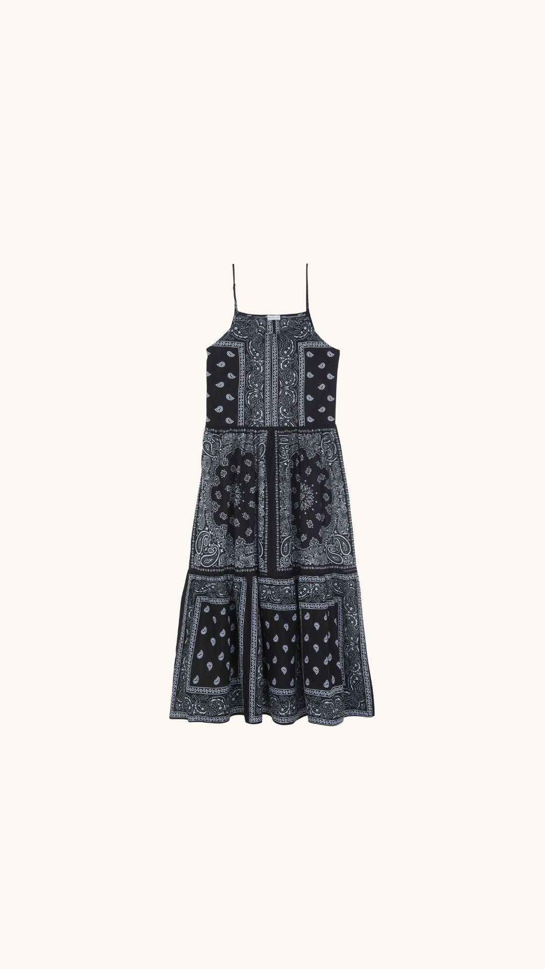 Robe bandana noire