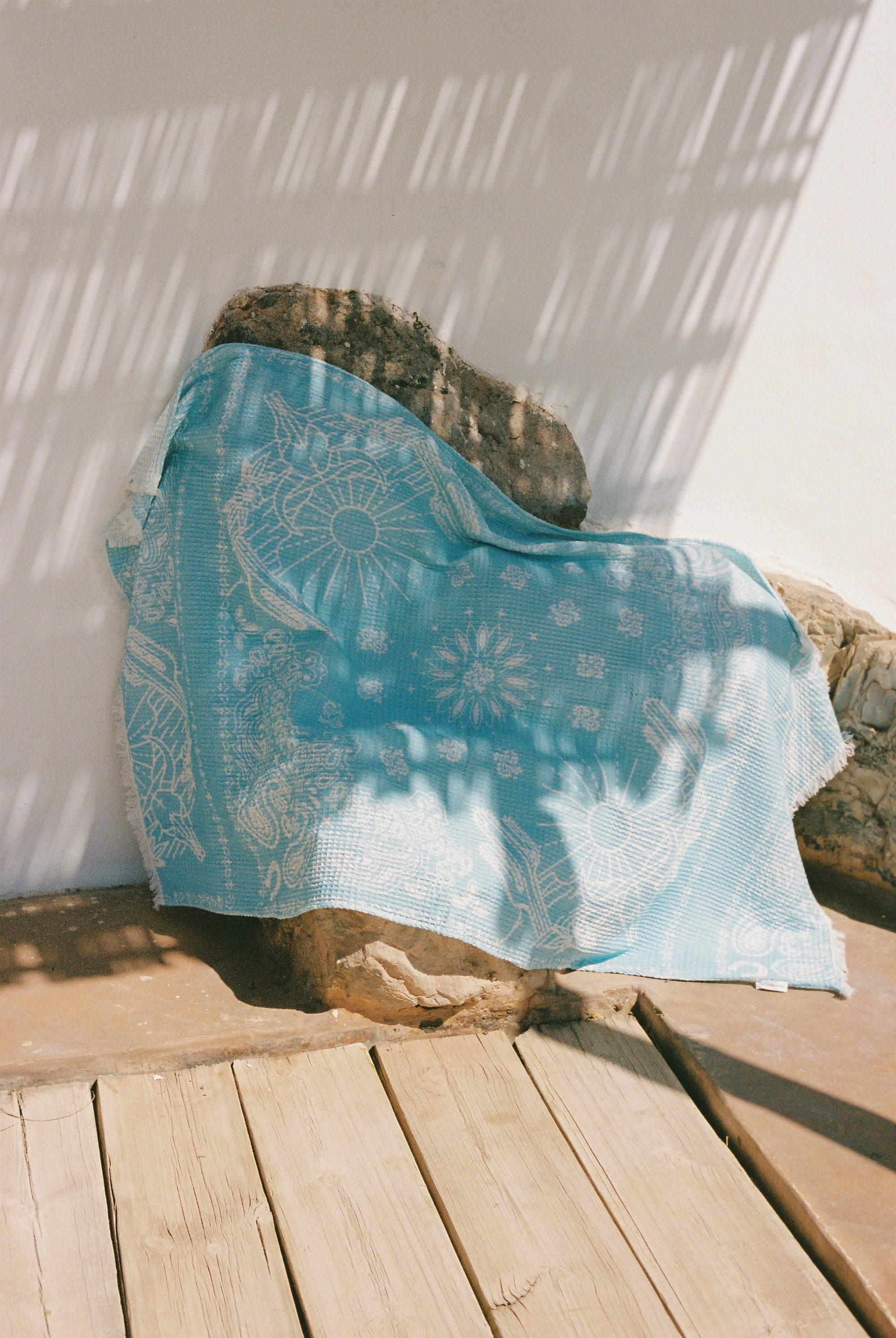 Serviette de plage baby blue