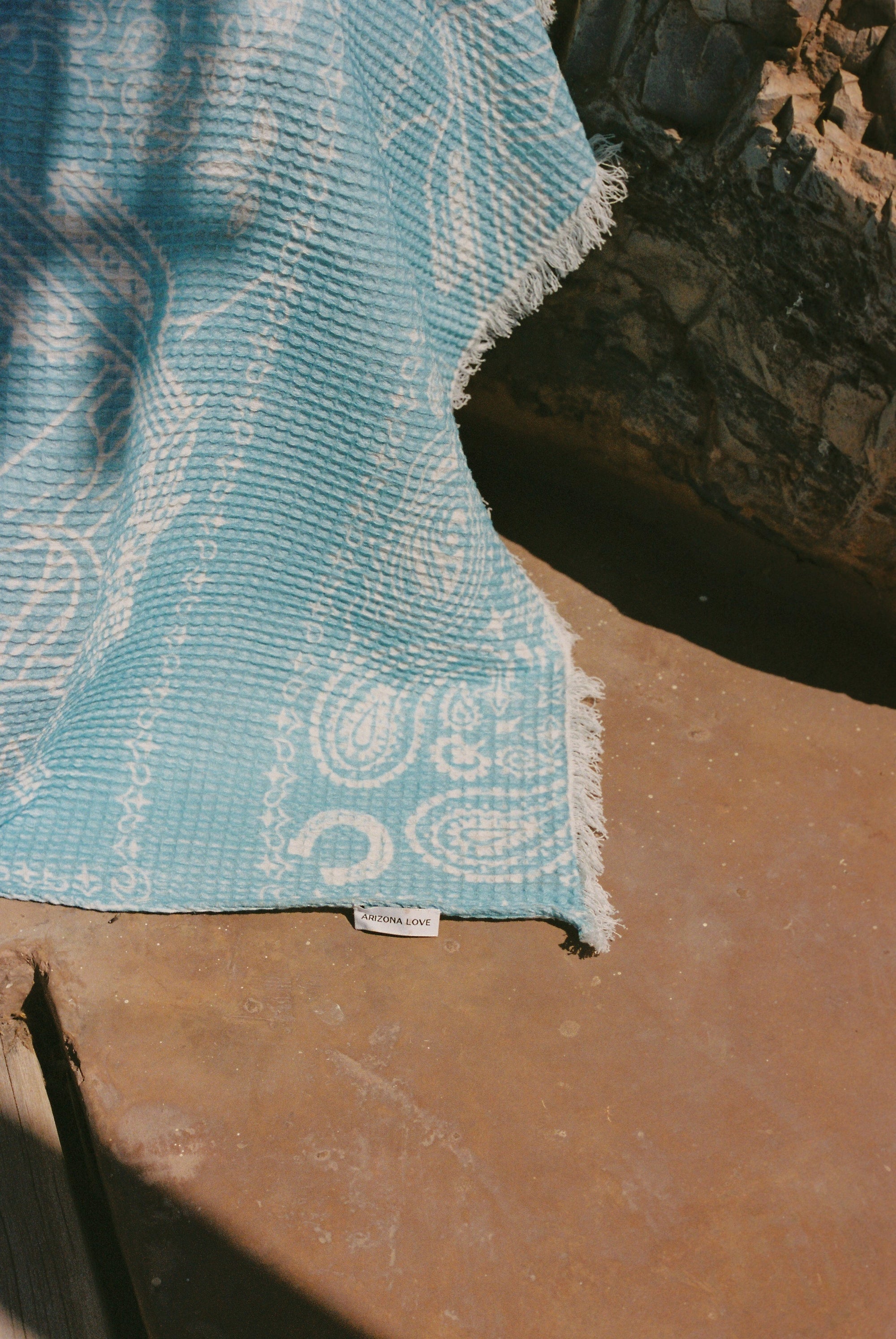 Serviette de plage baby blue