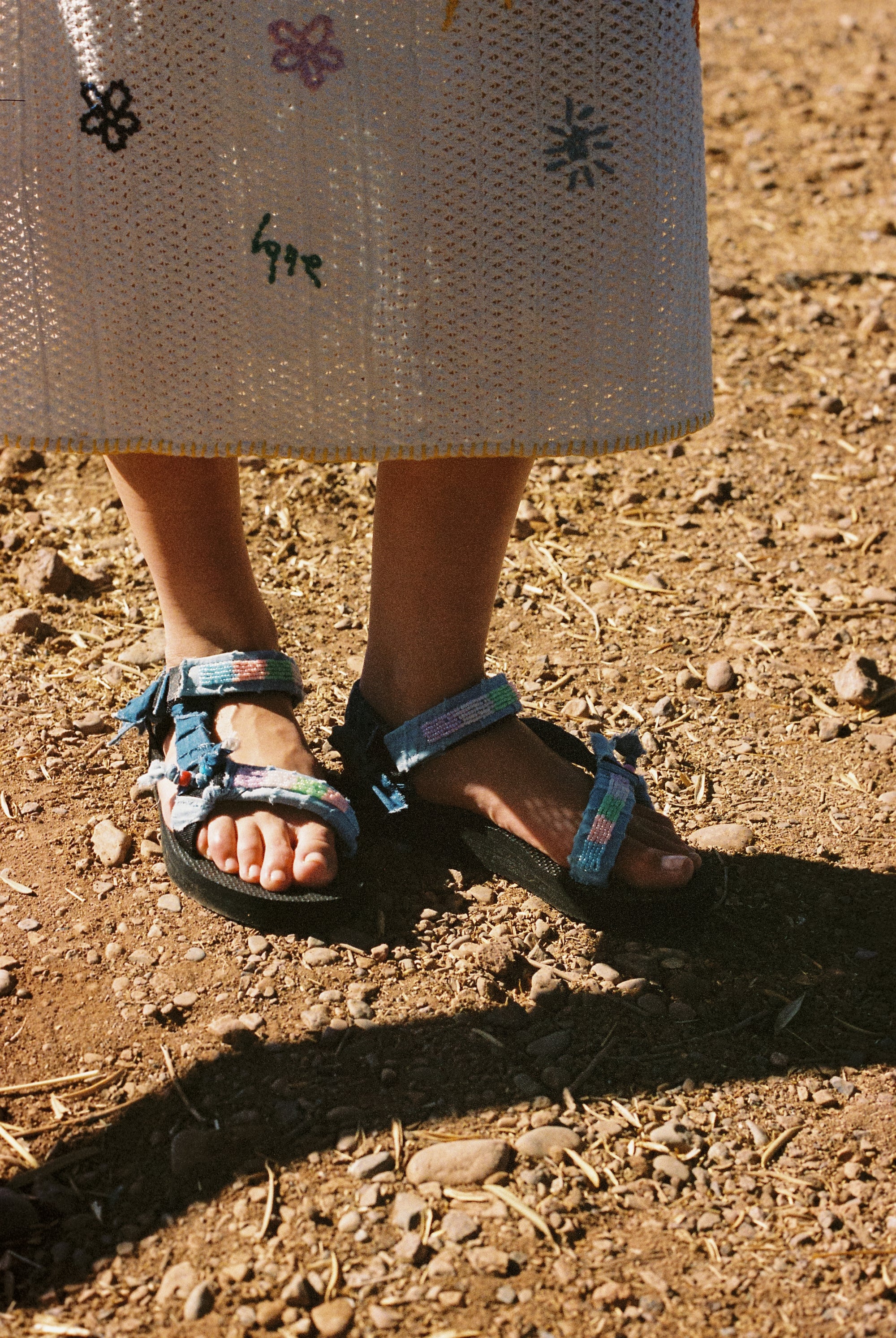 Trekky perles denim