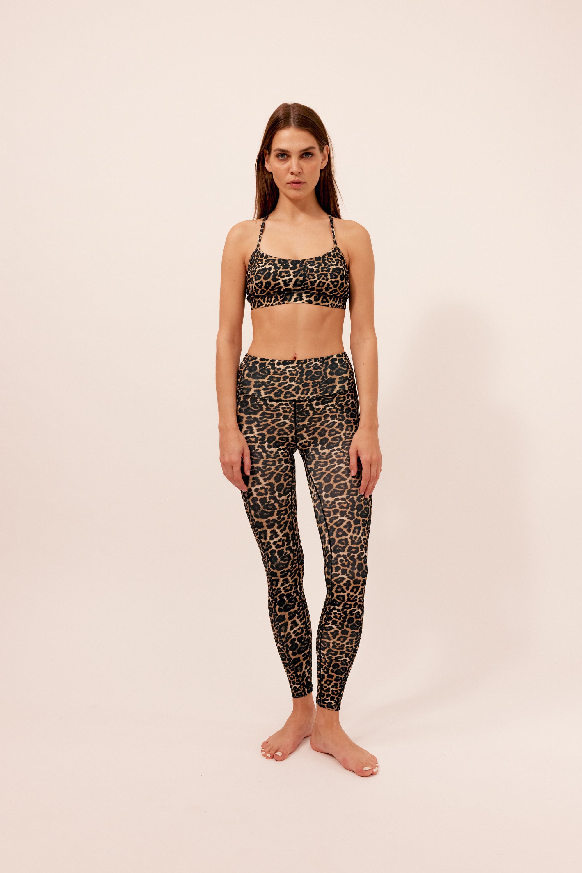Legging de yoga léopard