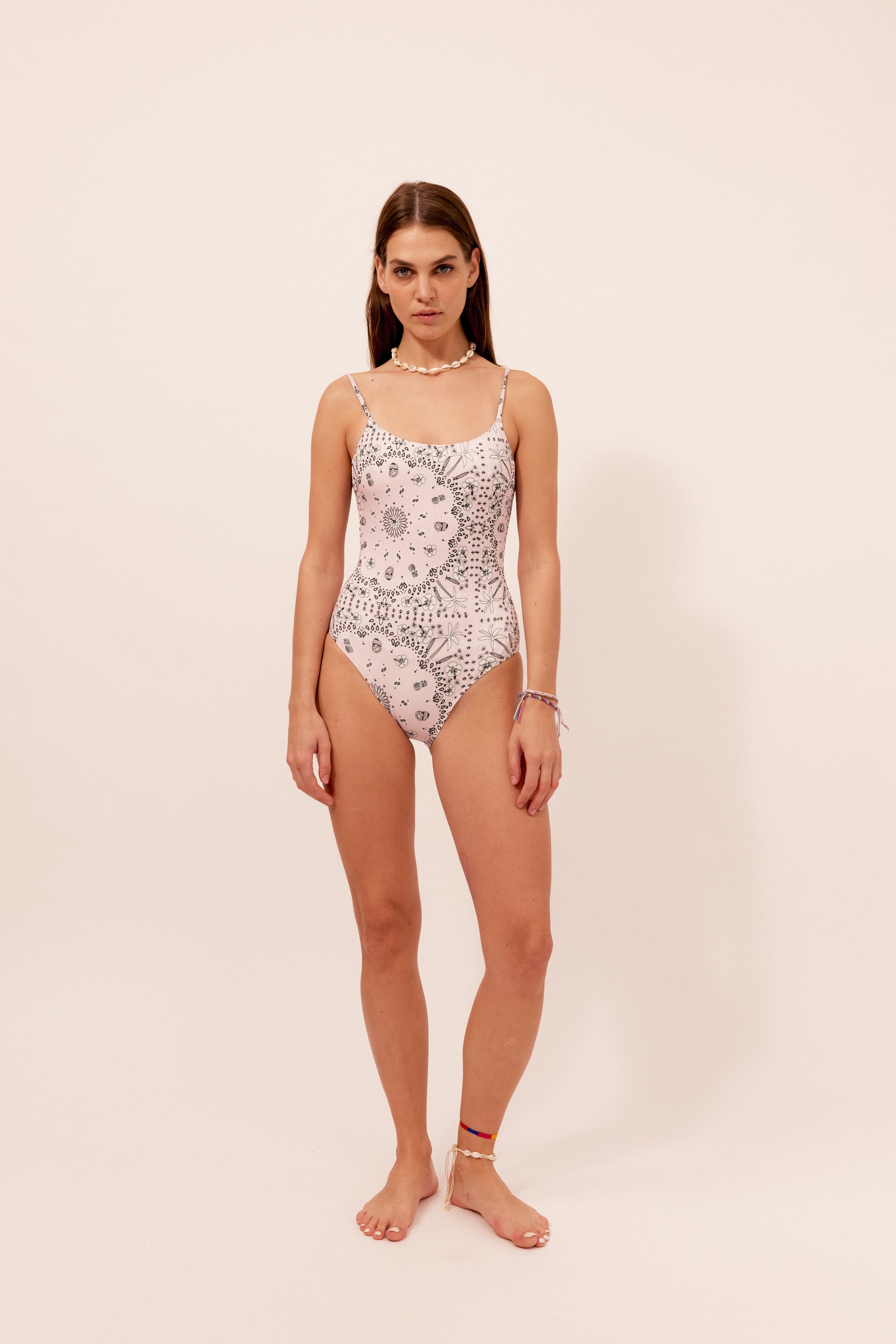 Swimsuit one piece Saint Trop baby pink