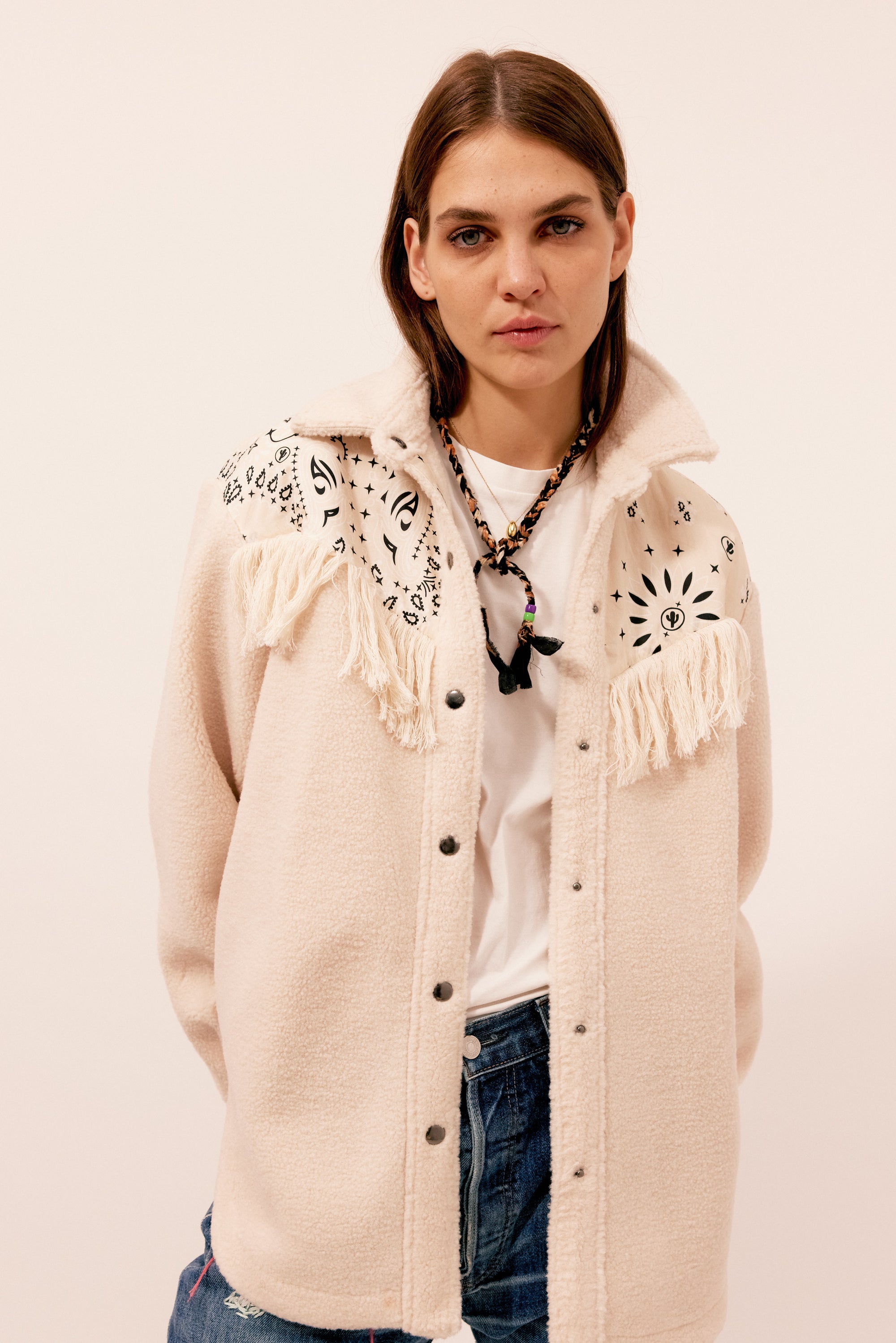 Mason shirt jacket cream