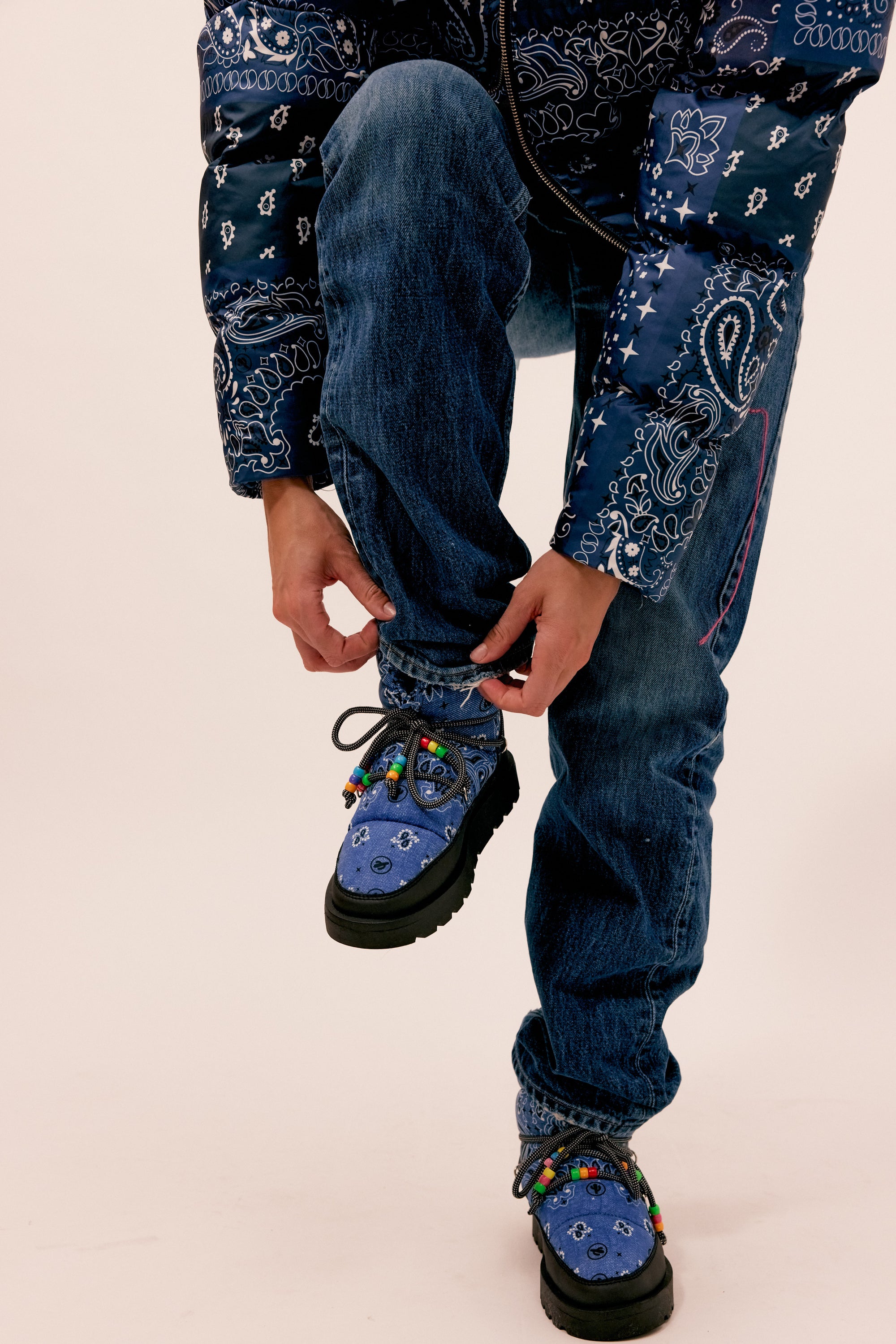 Snow boots indigo