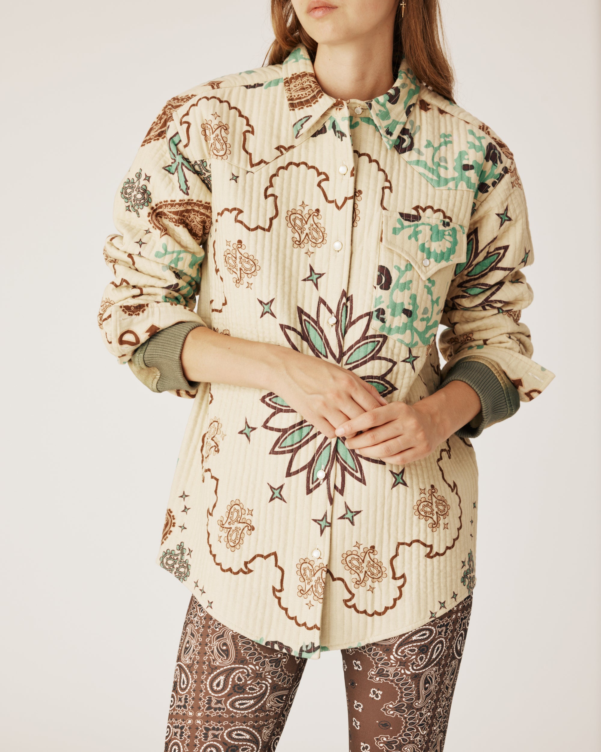 Boho vanilla shirt