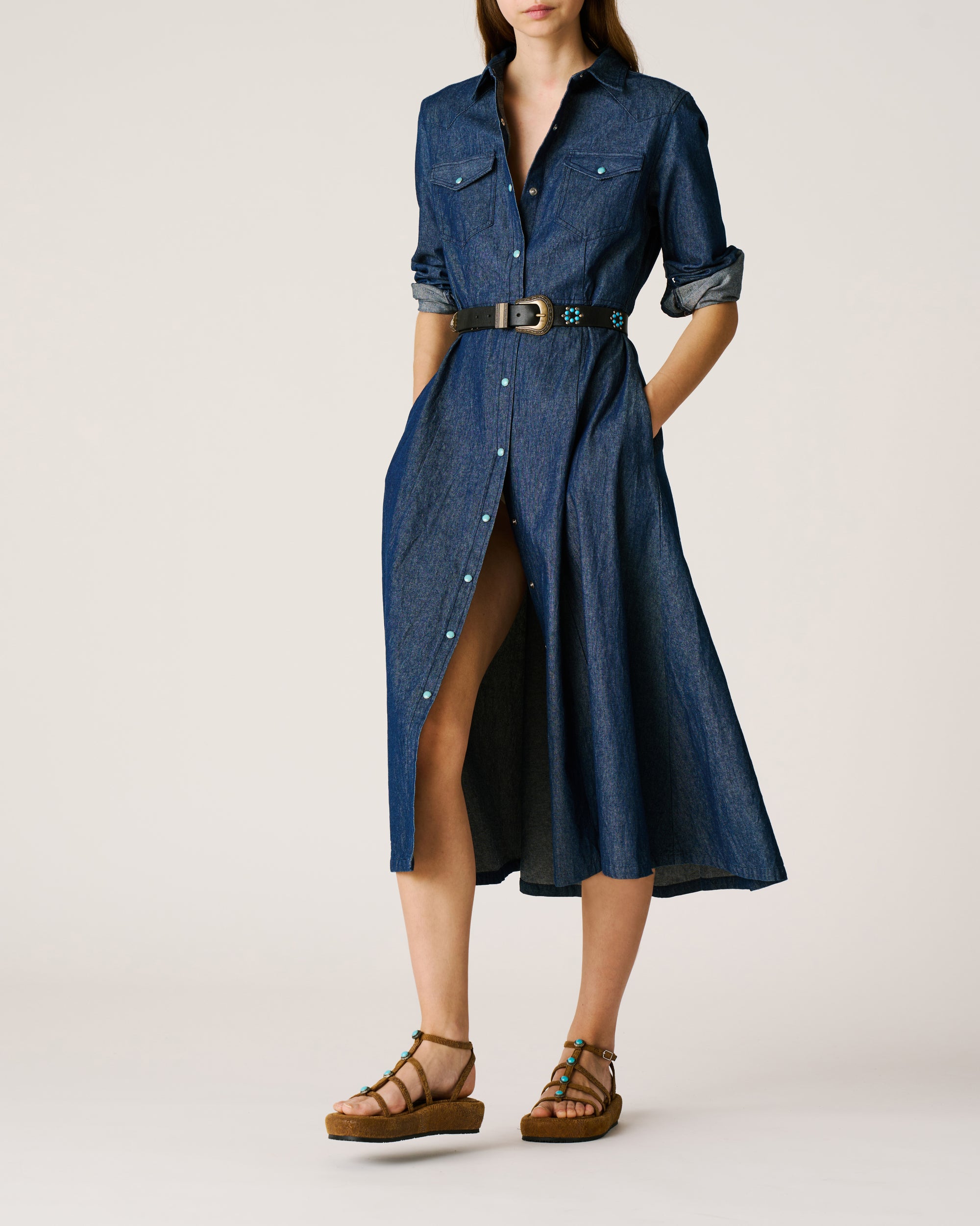 Robe en jean