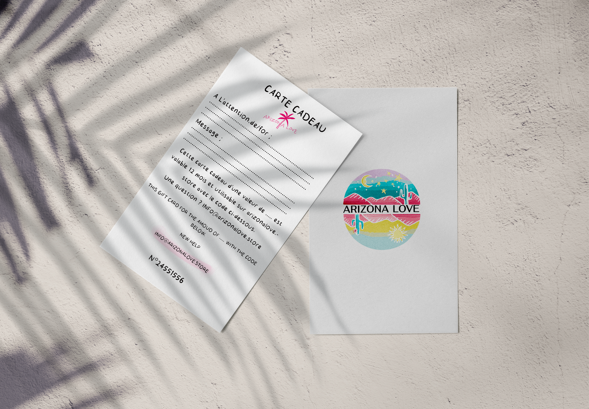 Carte cadeau Arizona Love