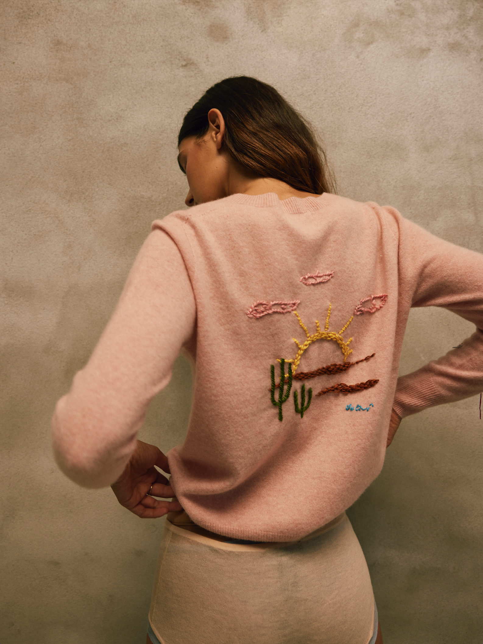CASHMERE PULL CACTUS