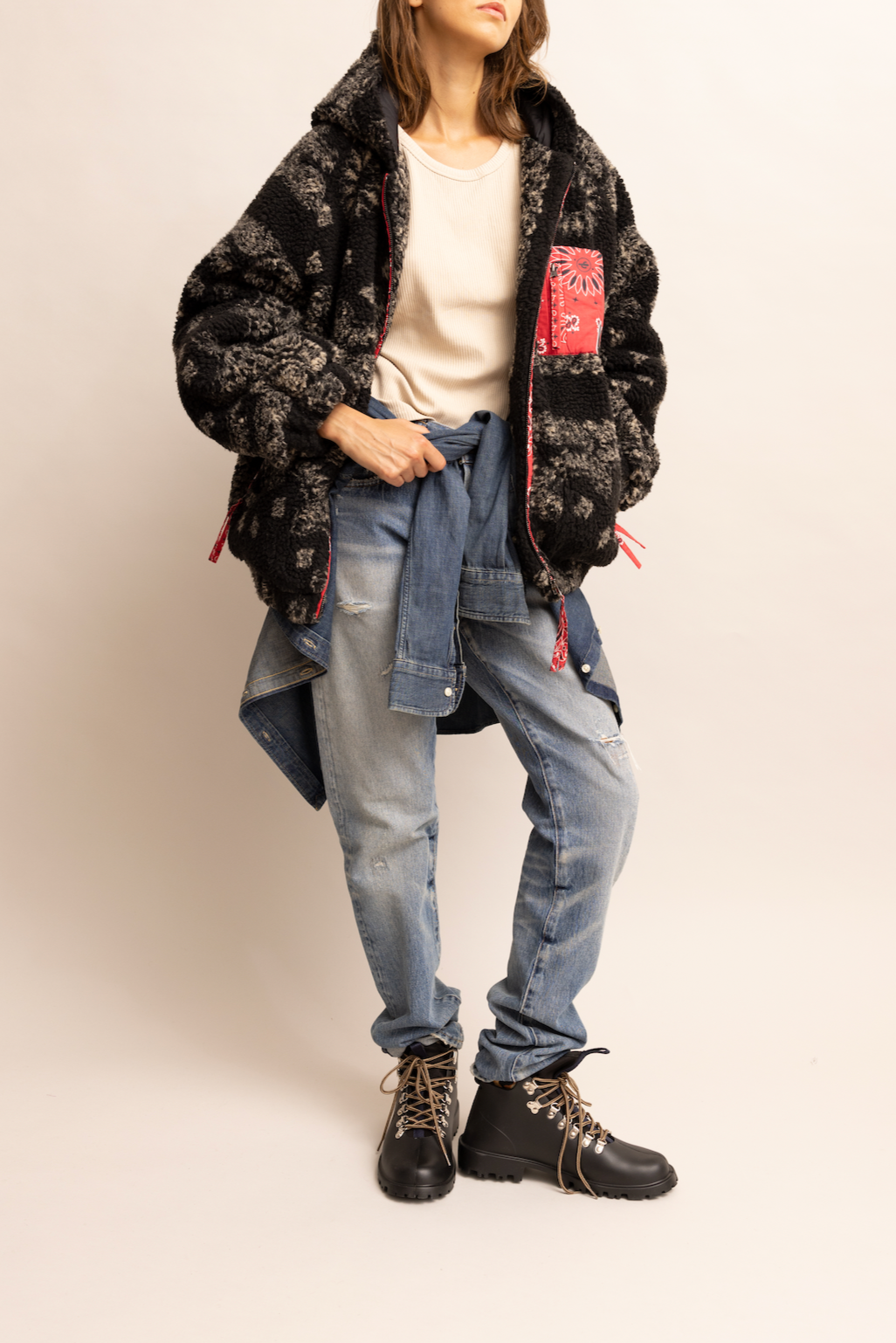 Veste Hills bandana noir