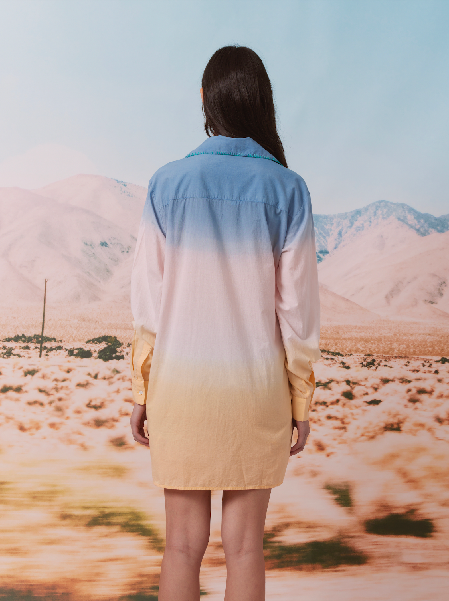 Tunique chemise palmier