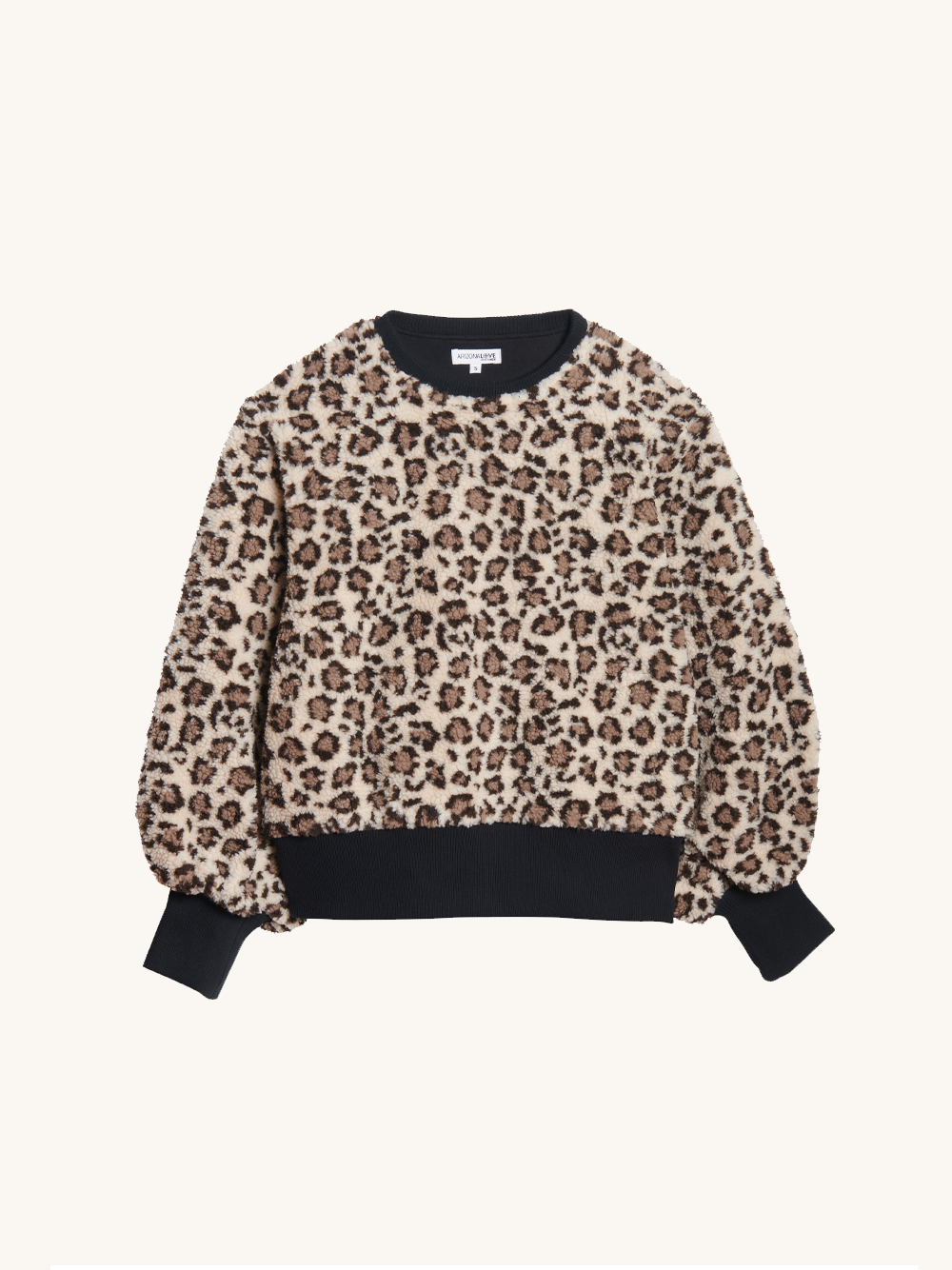 Zara 2025 leopard sweatshirt