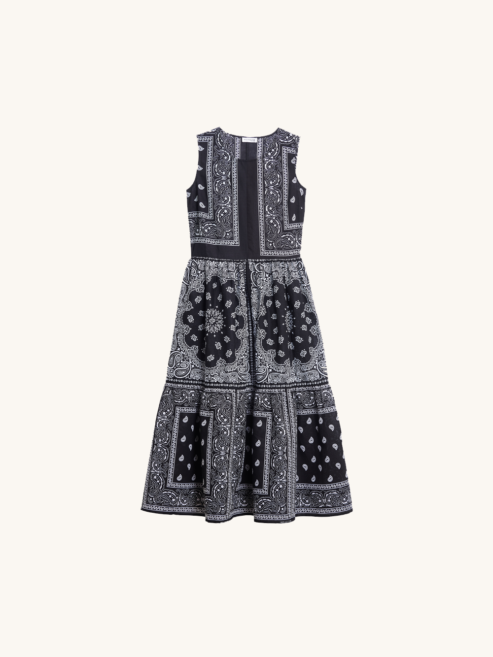 Robe enfant bandana noire