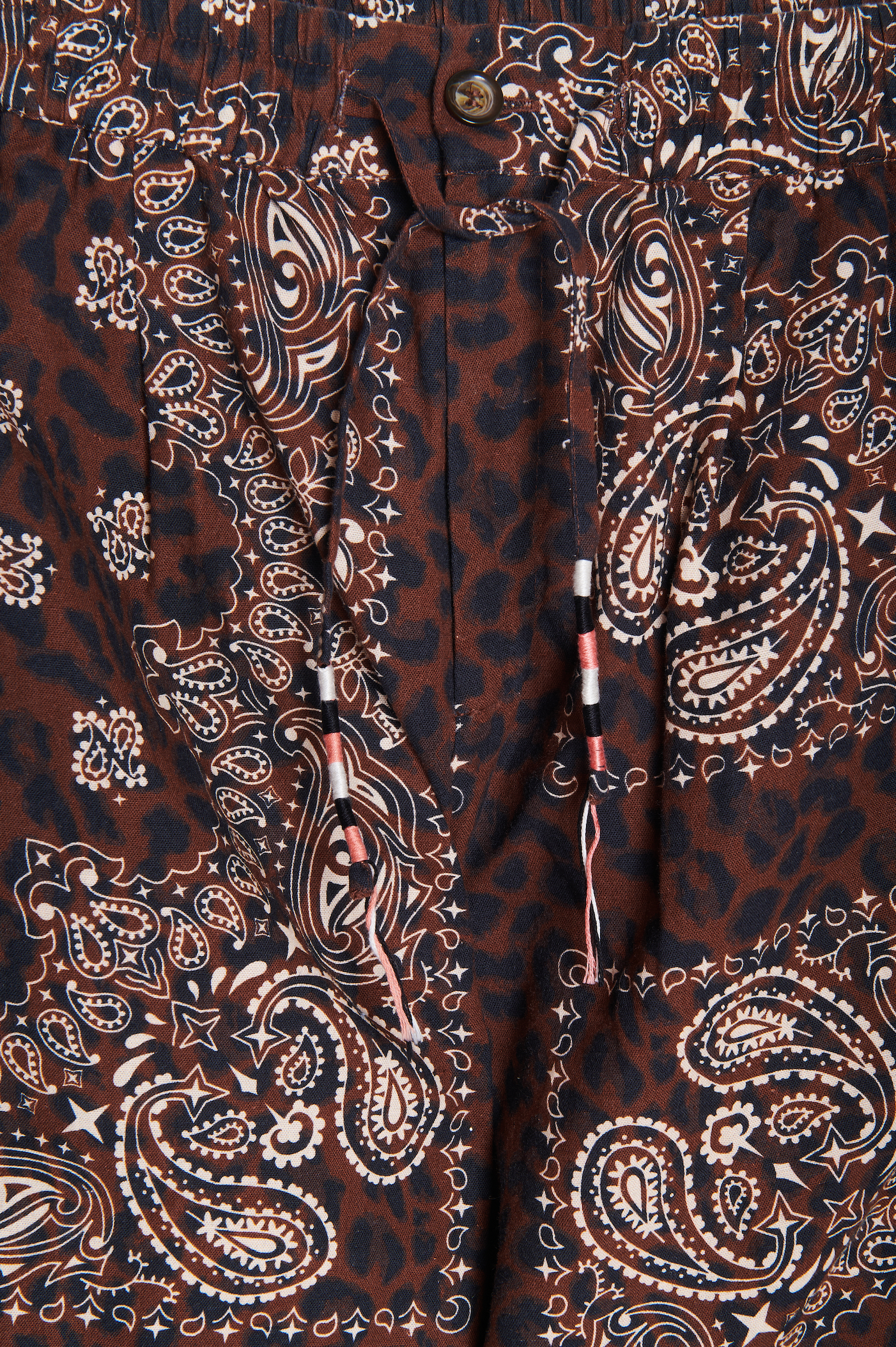 Bandana leopard pants