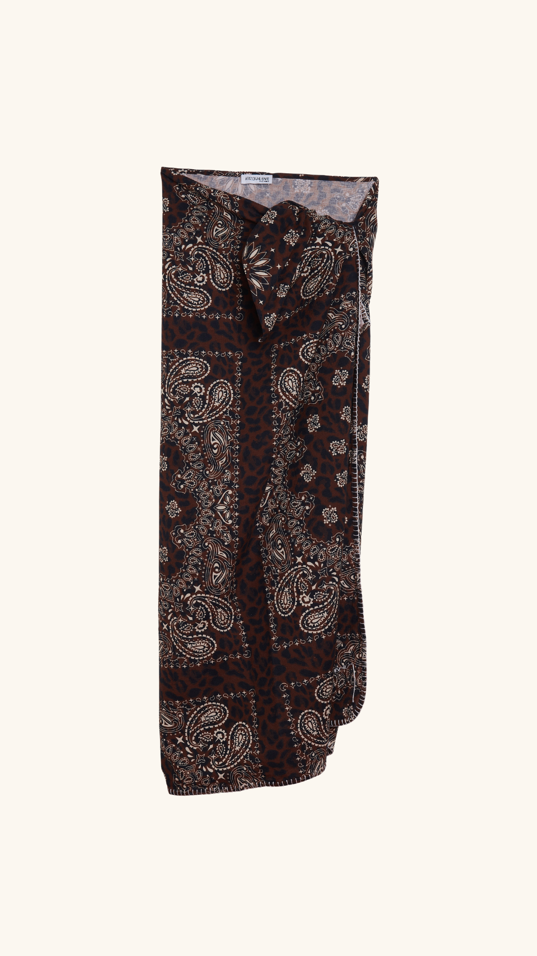 Paréo bandana léopard