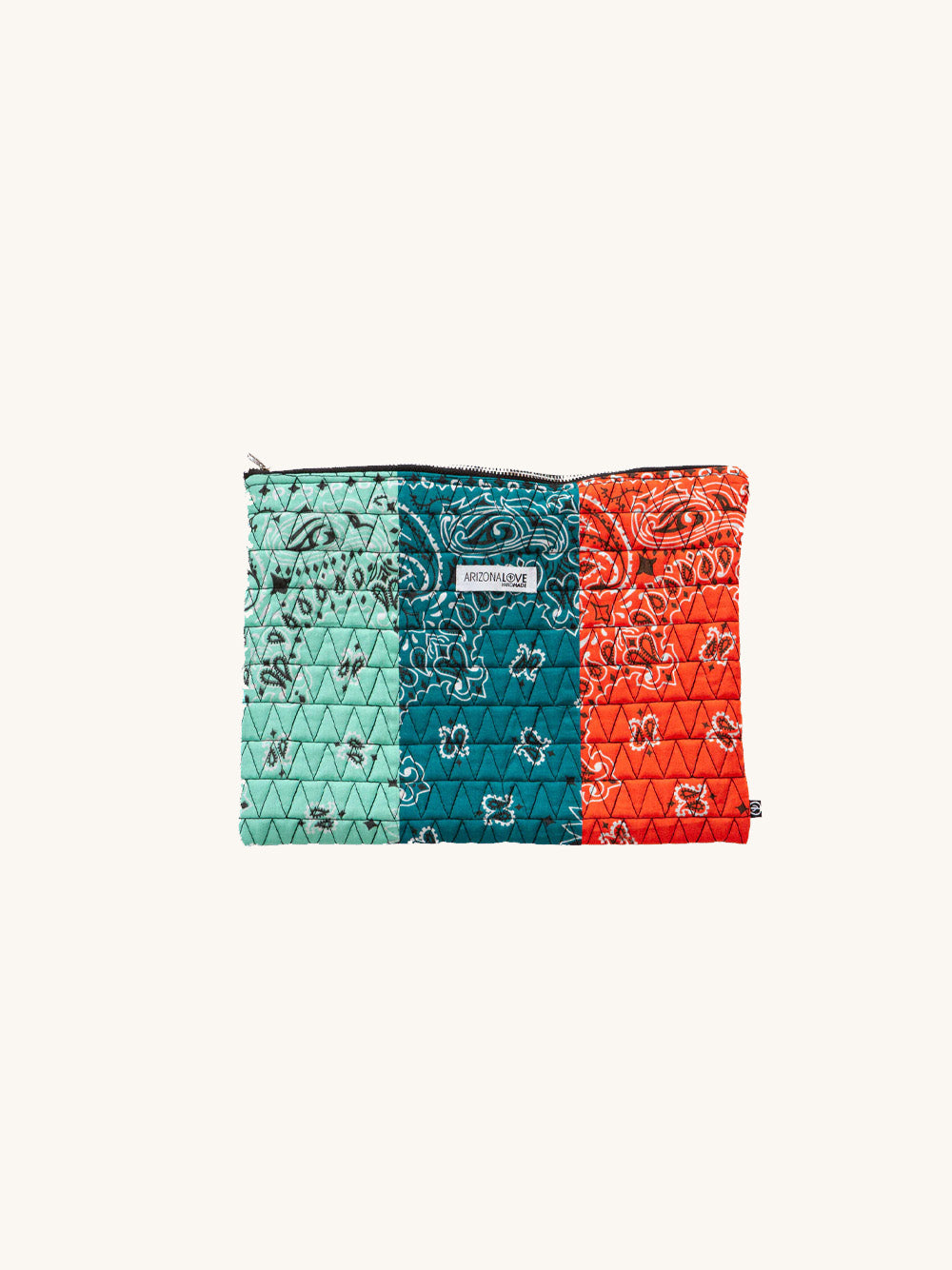 Bandana Quilt Pouch Mix Teal