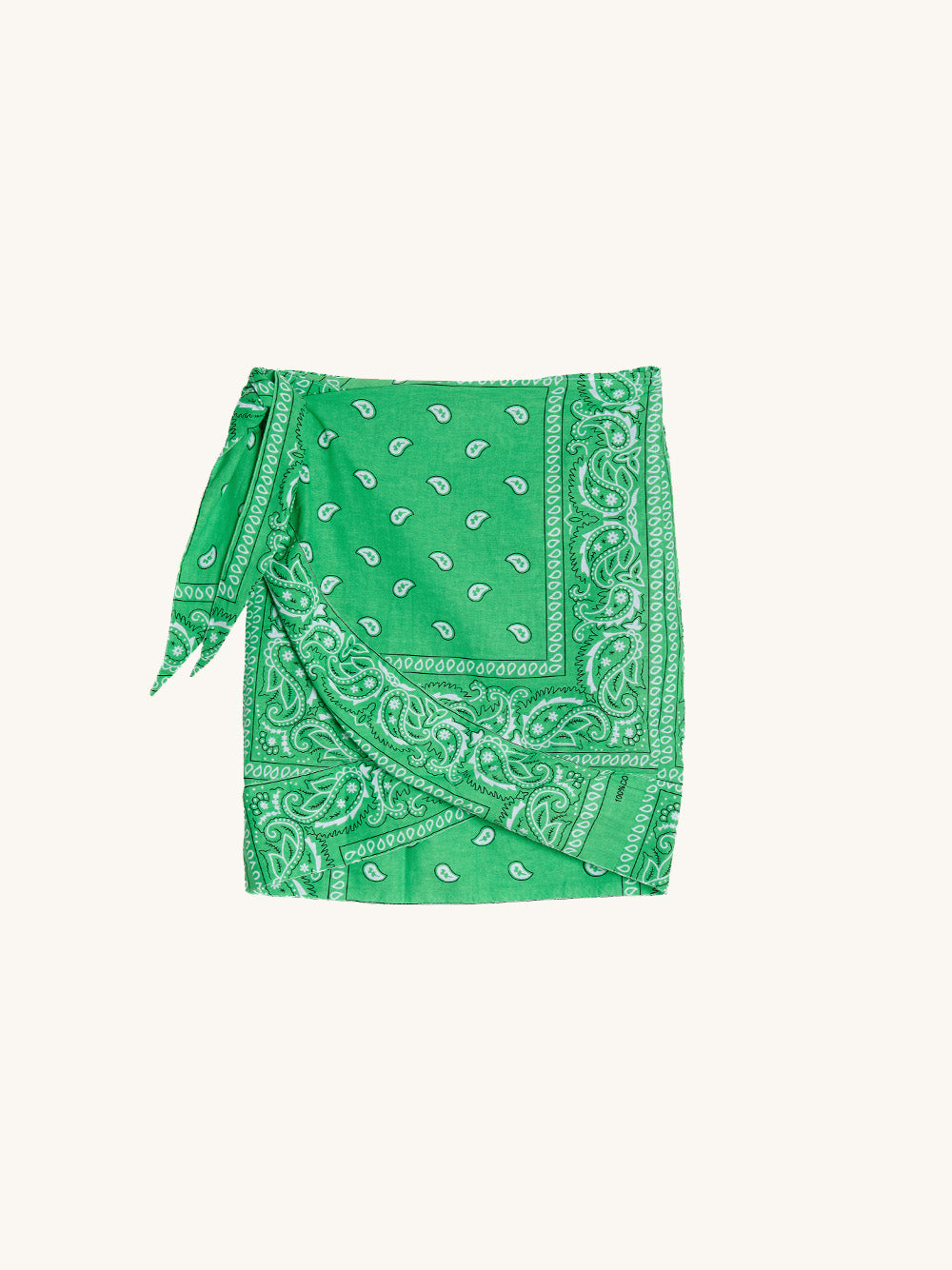Paréo bandana vert