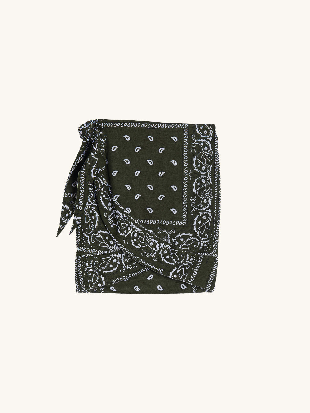Paréo bandana kaki