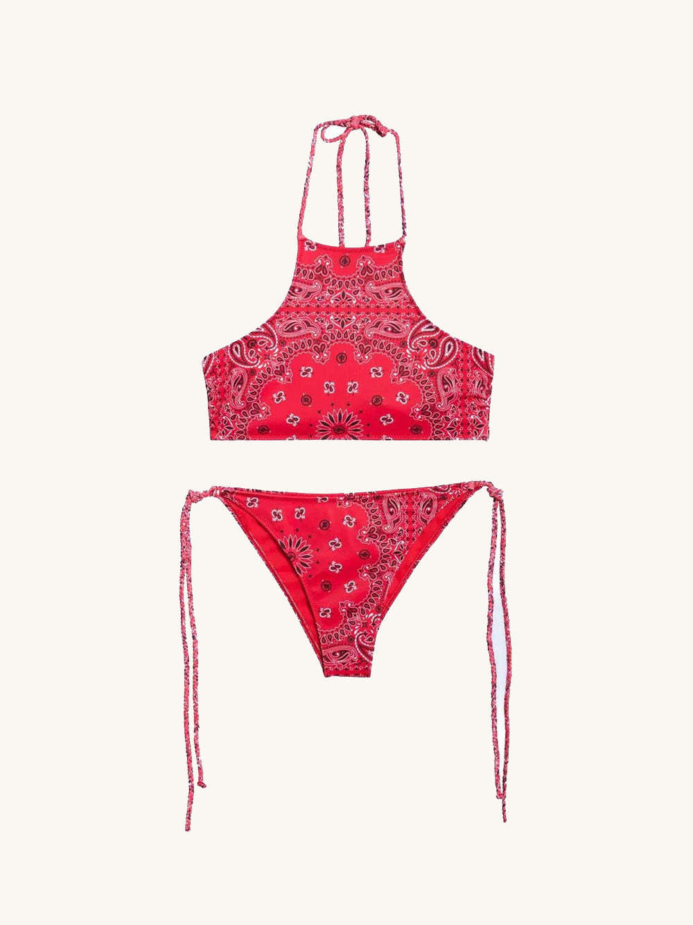 Bas de bikini Positano rouge