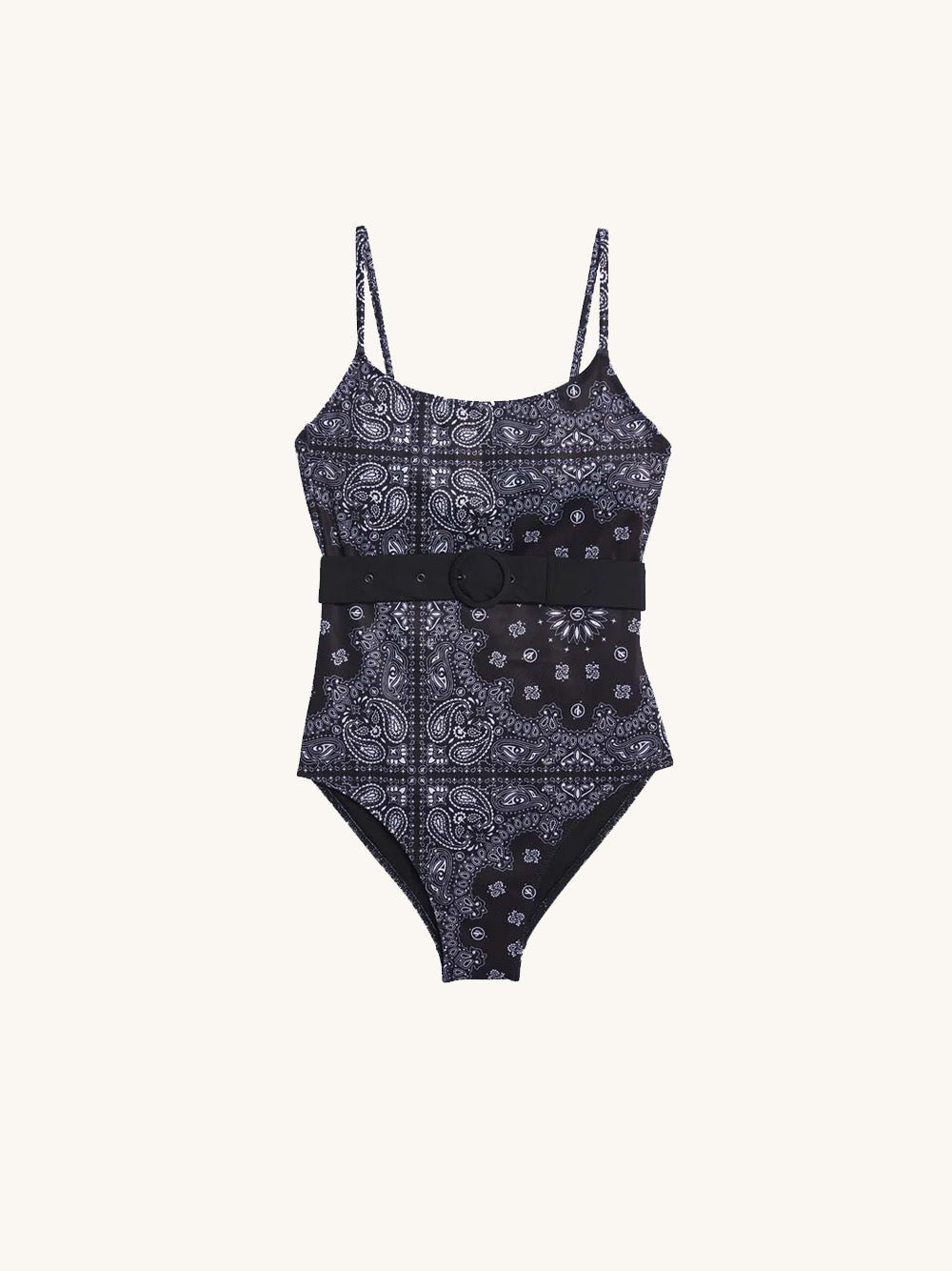 Swimsuit one piece Saint Trop black bandana