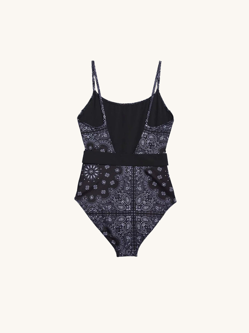 Maillot de bain une pièce Saint Trop bandana noir