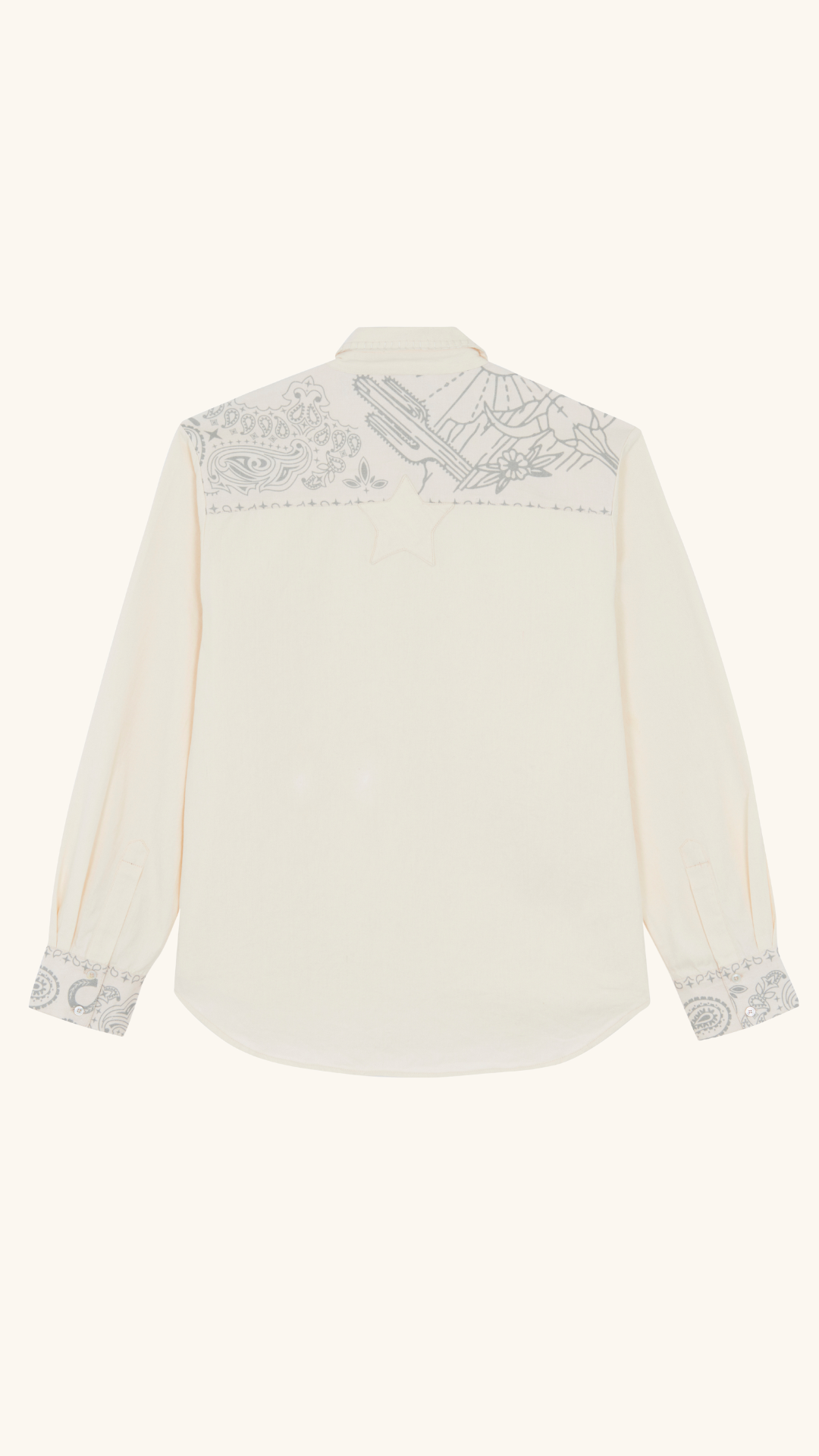 Chemise bandana crème