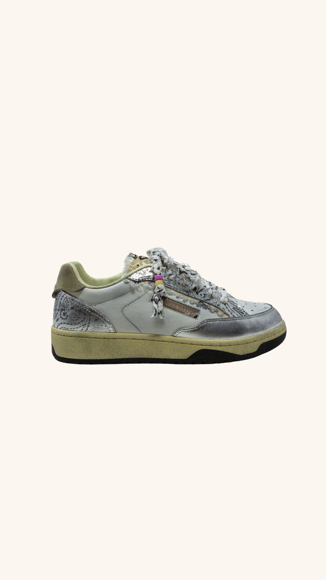 Venice sneakers metallic silver