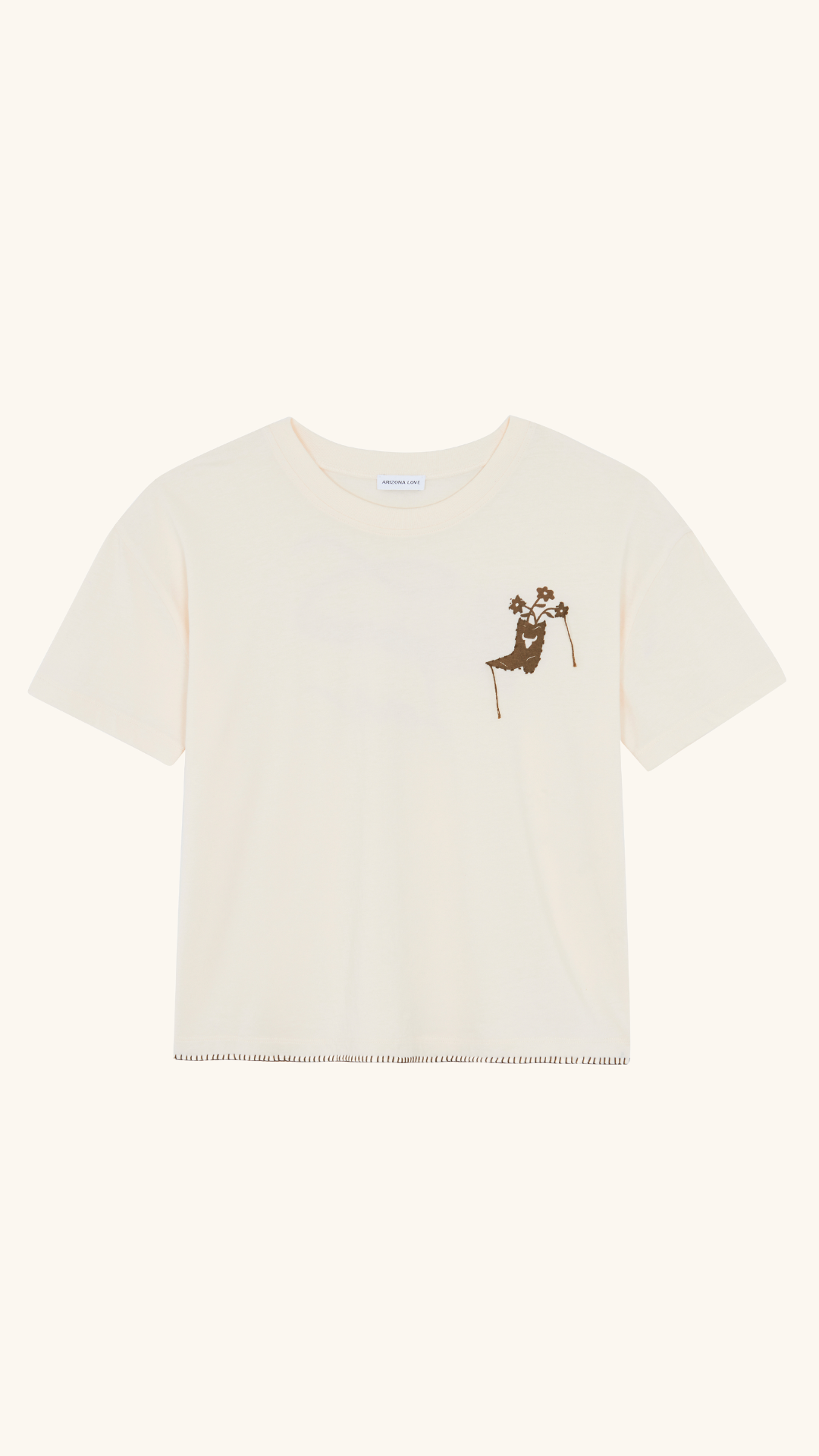 T-shirt Santiag crème