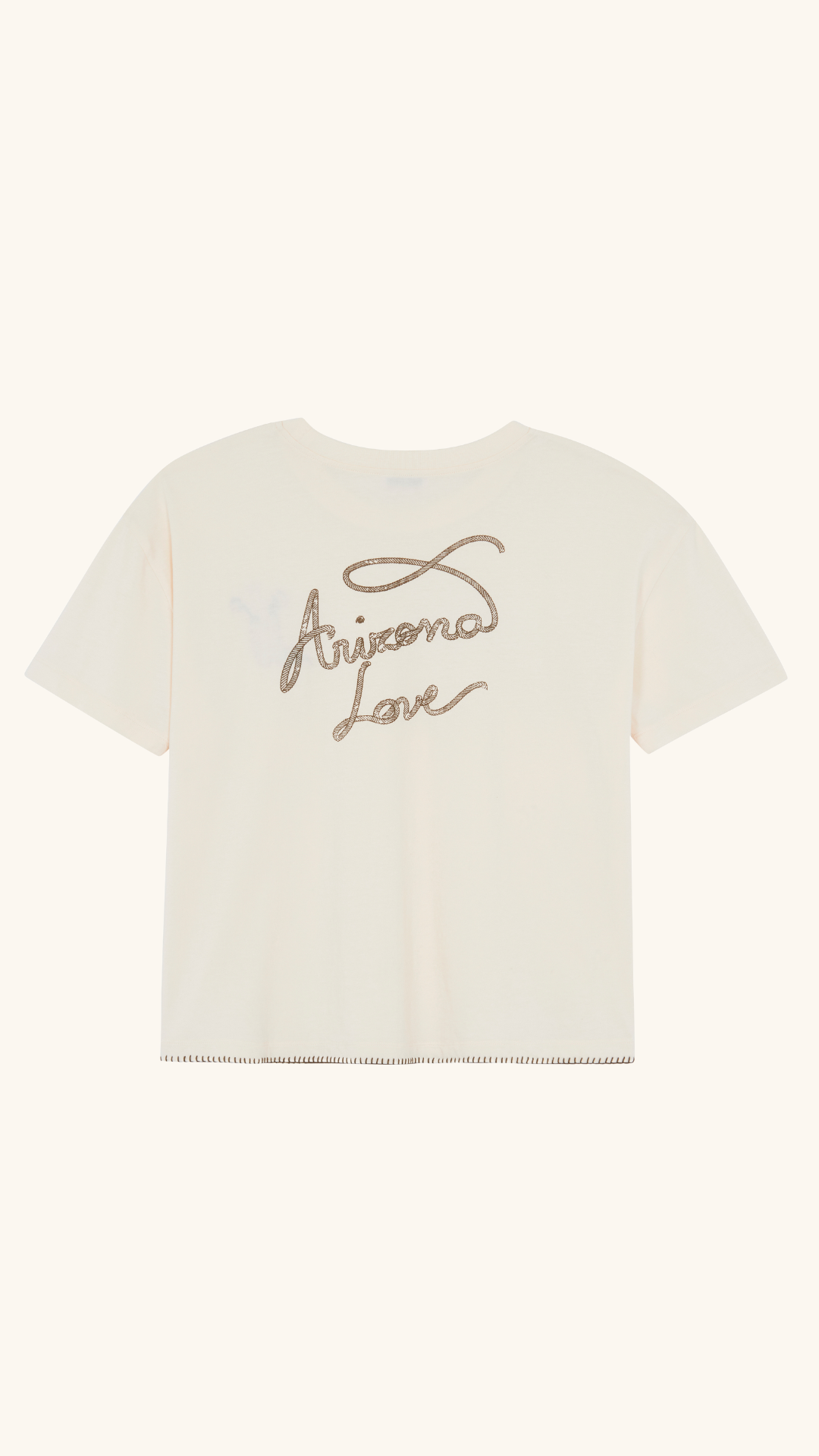 T-shirt Santiag crème