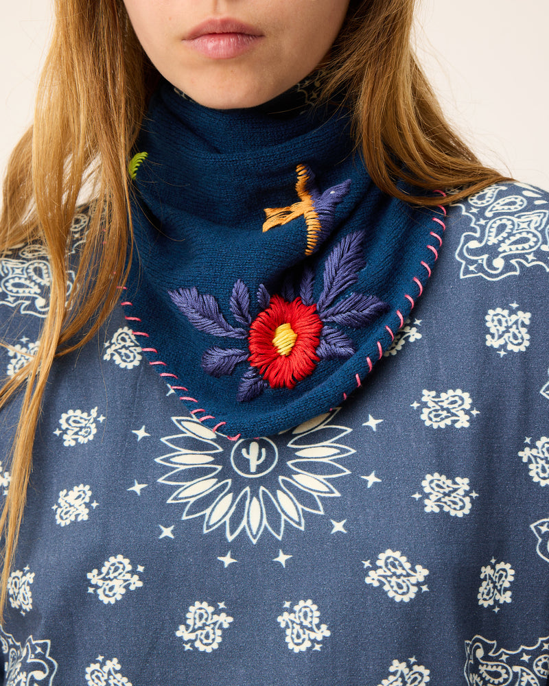 Navy Amal Scarf