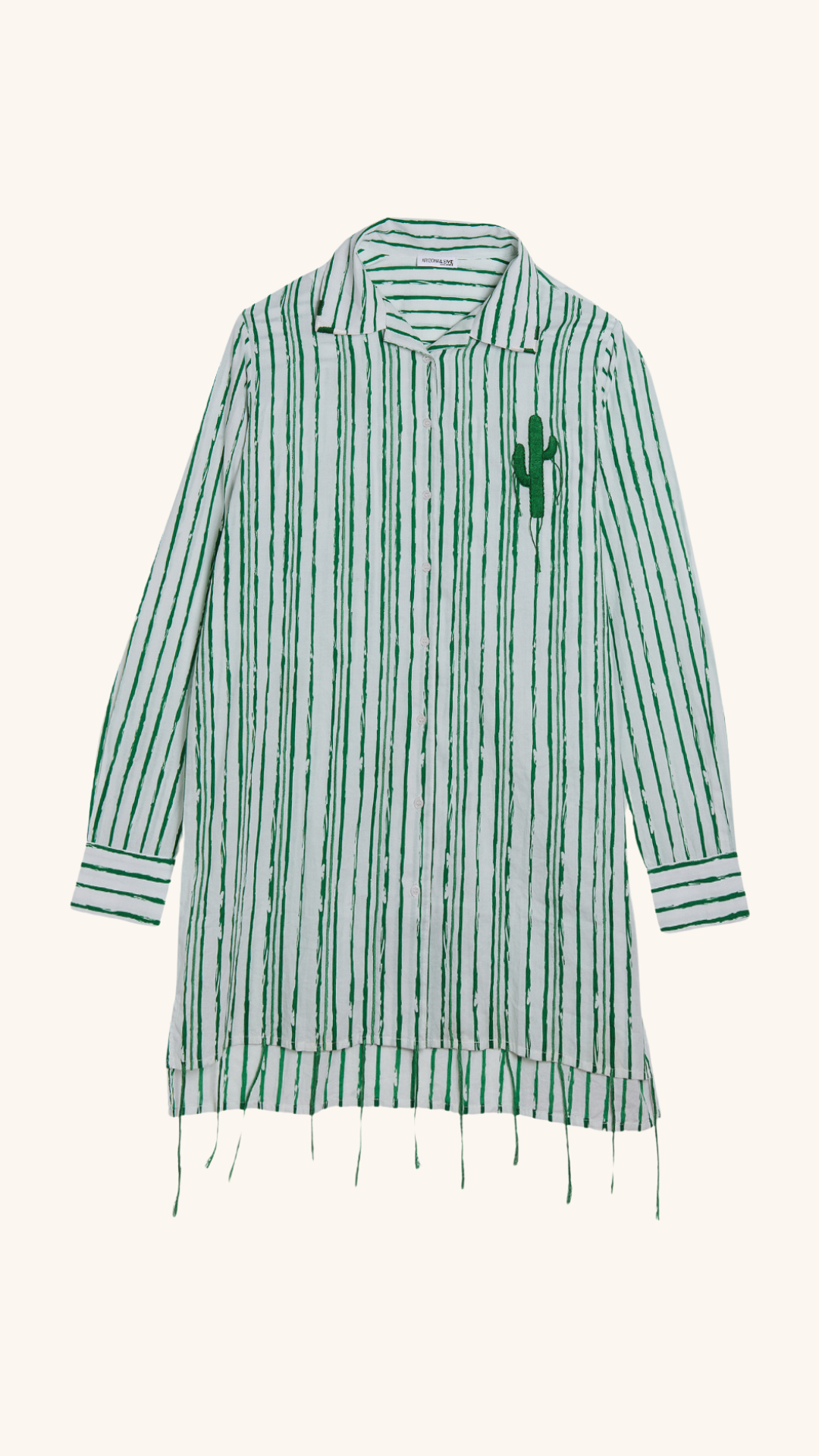 Stripe shirt tunic