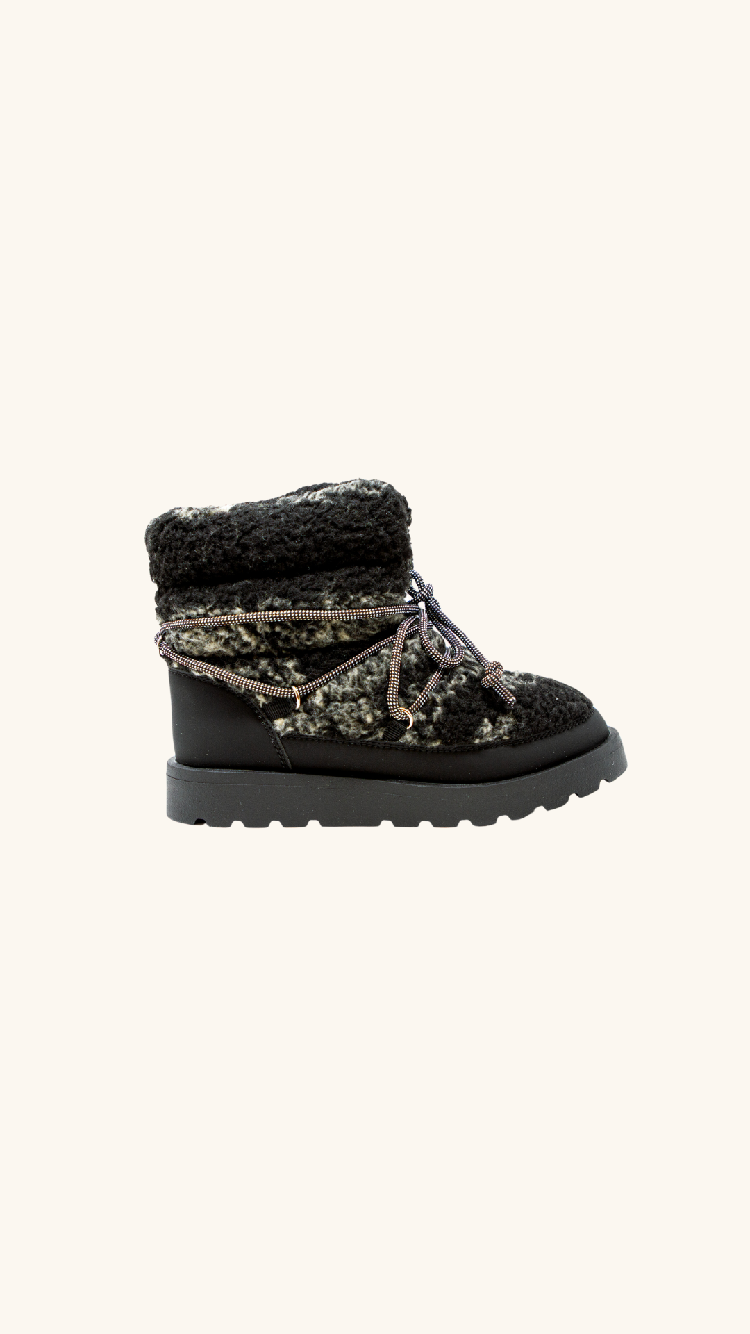【Anyone more】Alka Ribbon Padded Winter Boots 20206-