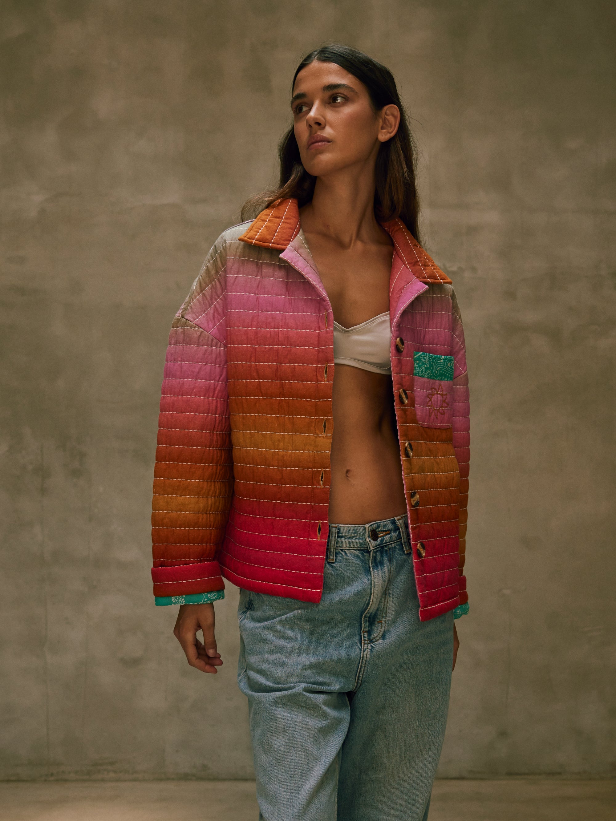 Palm tree shade jacket