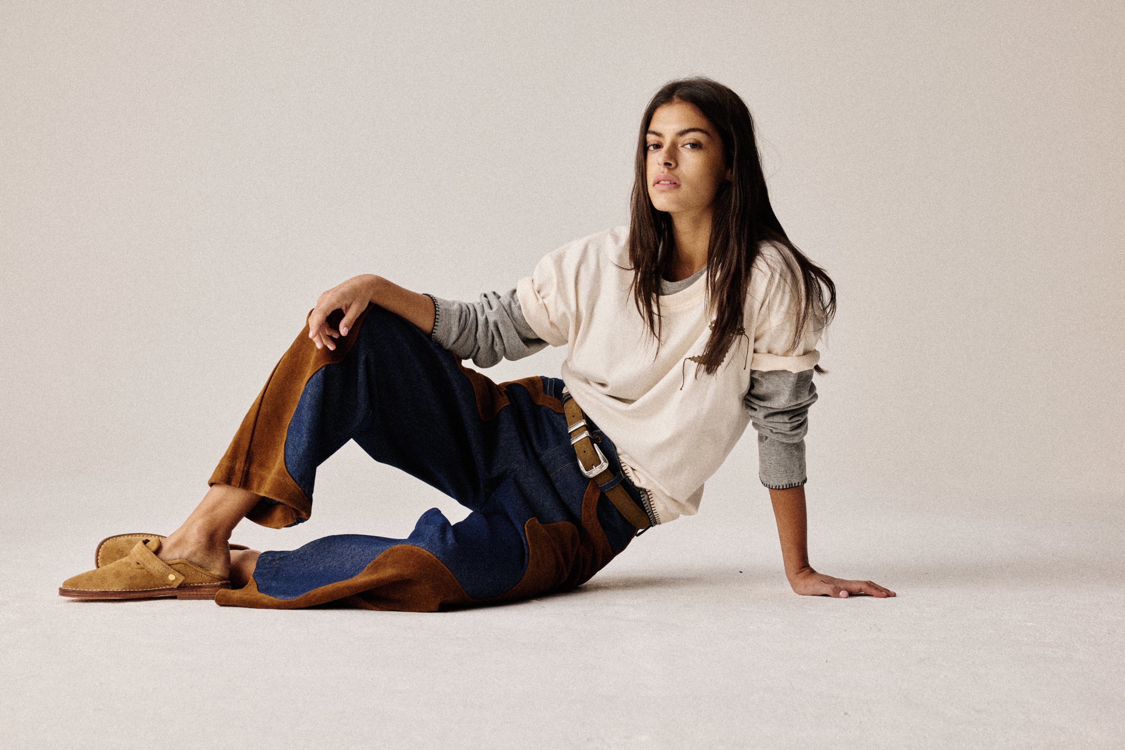 Denim suede pants – Arizona Love