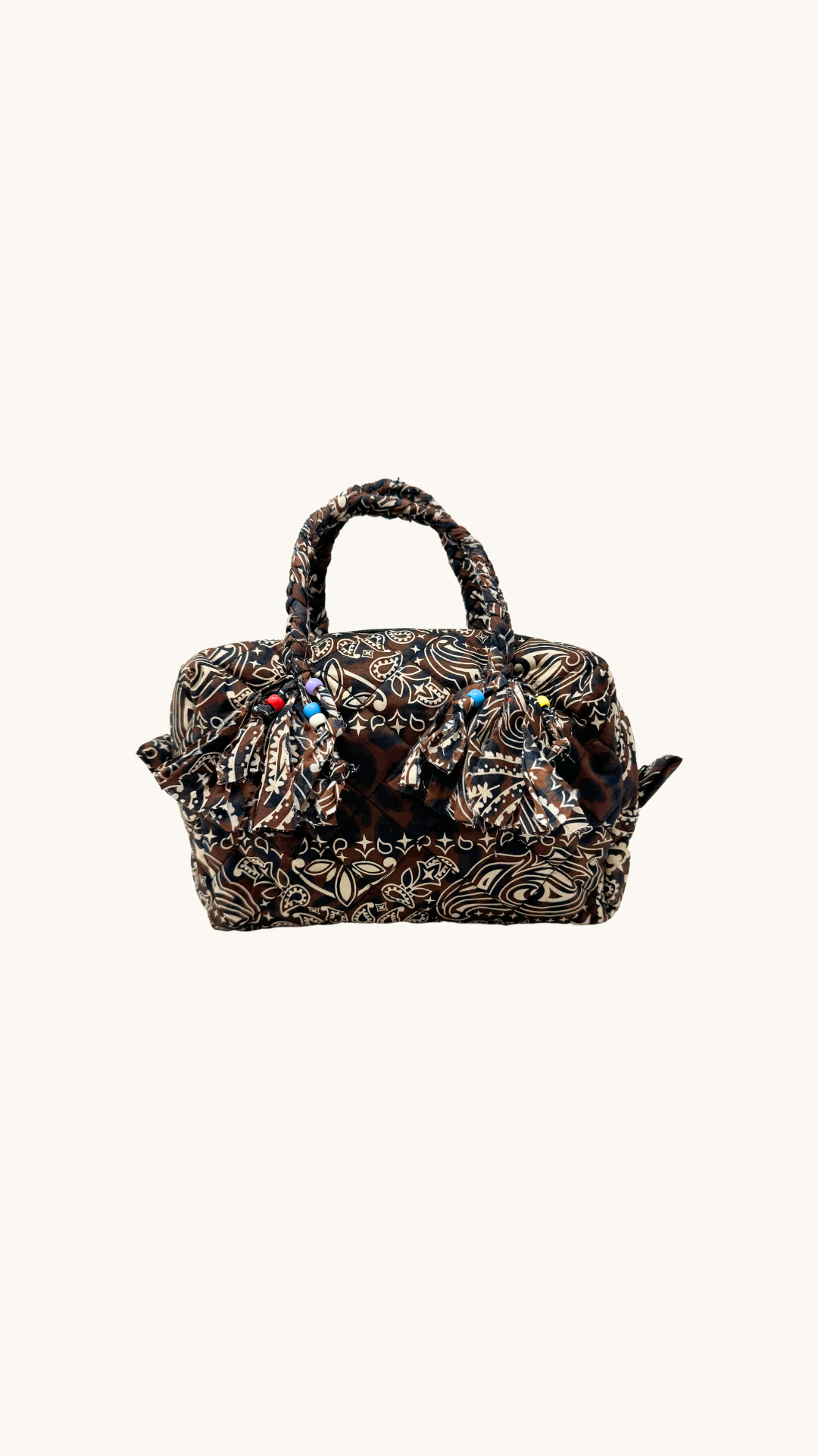 Vanity matelassé bandana léopard 