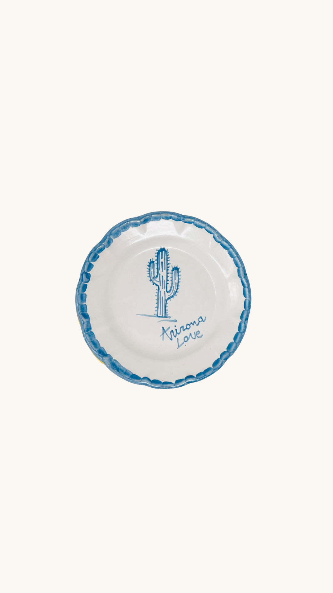 Plate 20cm Arizona blue