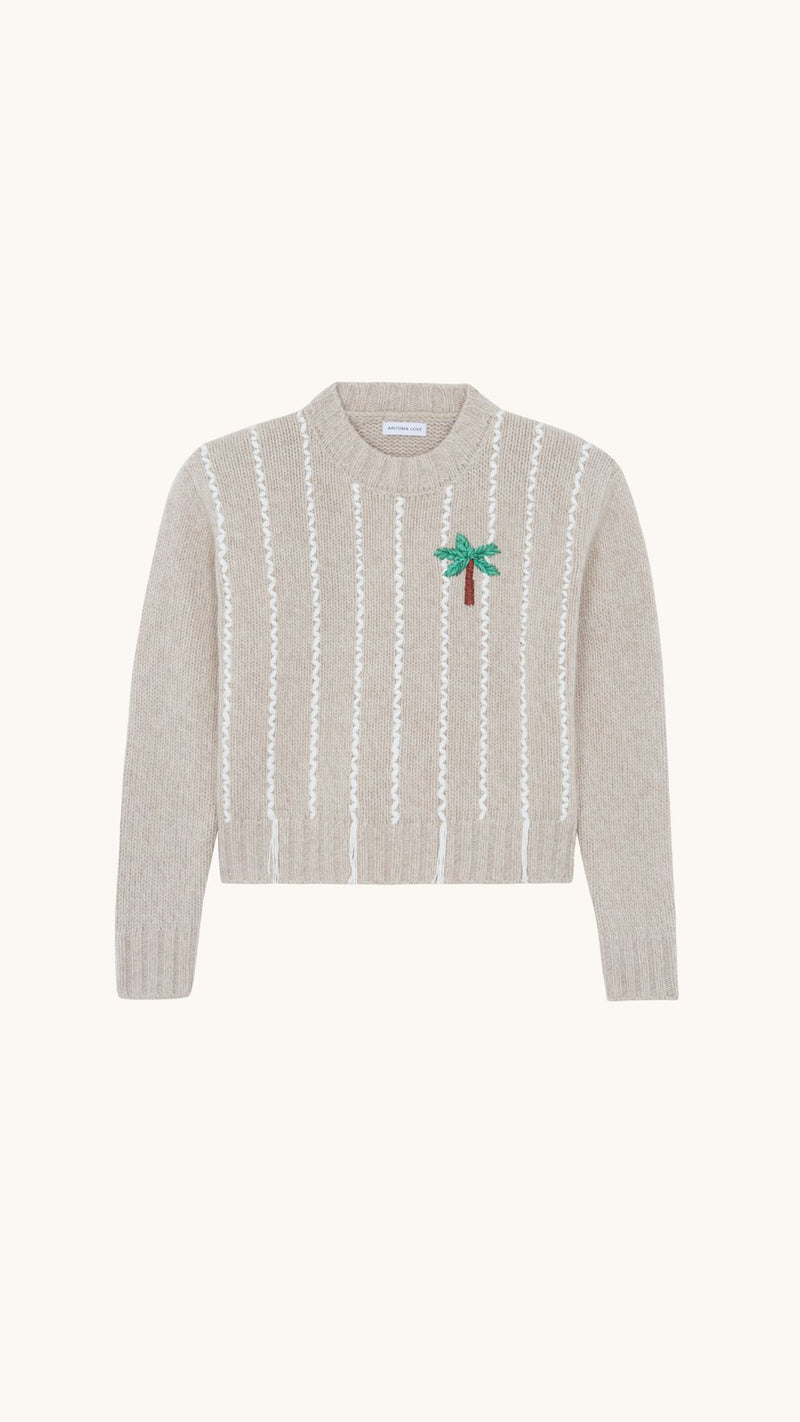 Palm wool knit