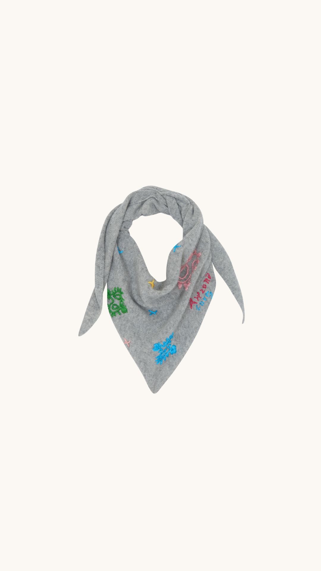 Bandana scarf grey