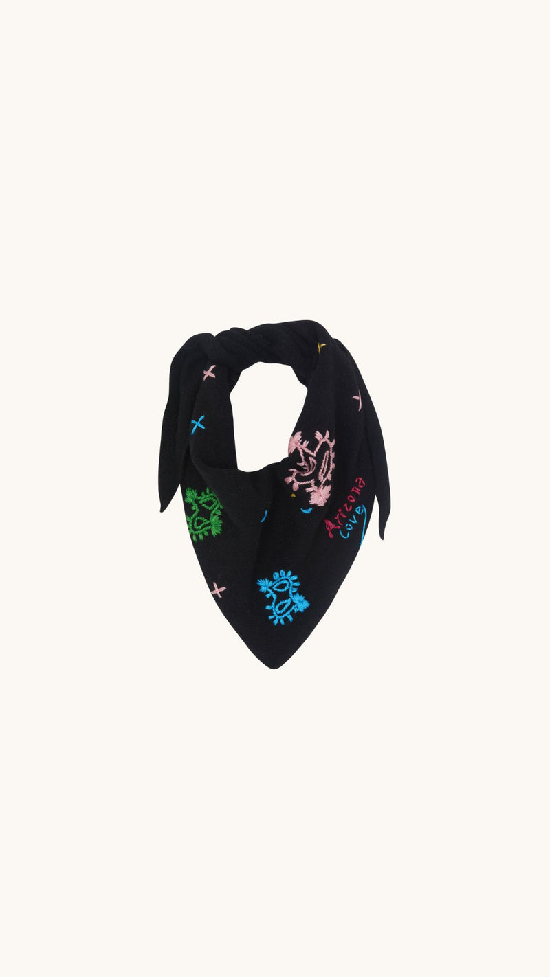 Foulard bandana noir