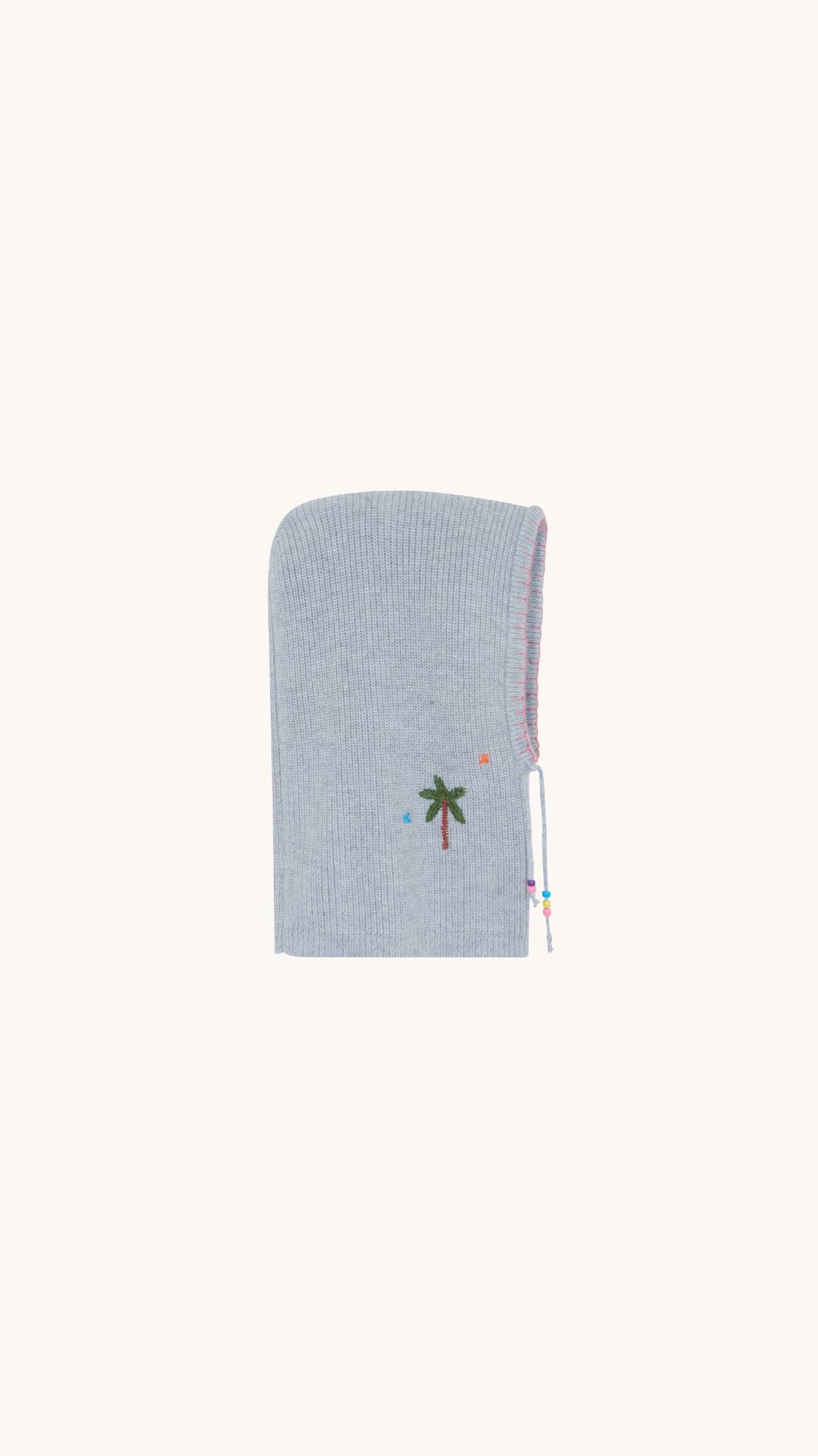 Hoodie hat light grey
