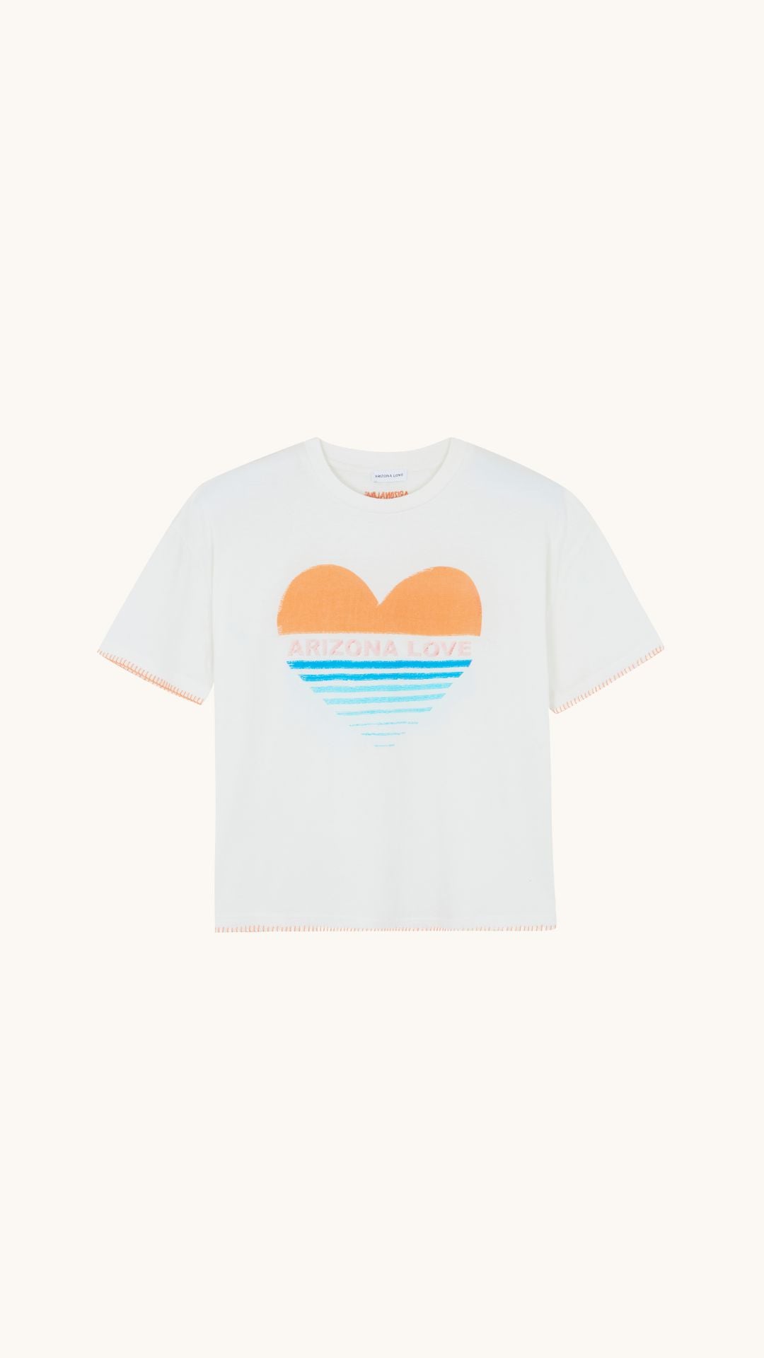 Amadéo tee shirt orange