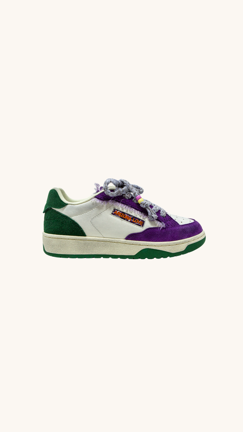 Venice sneakers violet and green