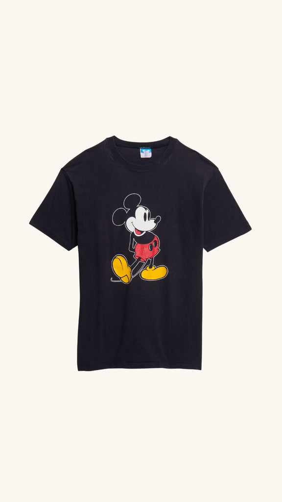 T-shirt Vintage Mickey Noir