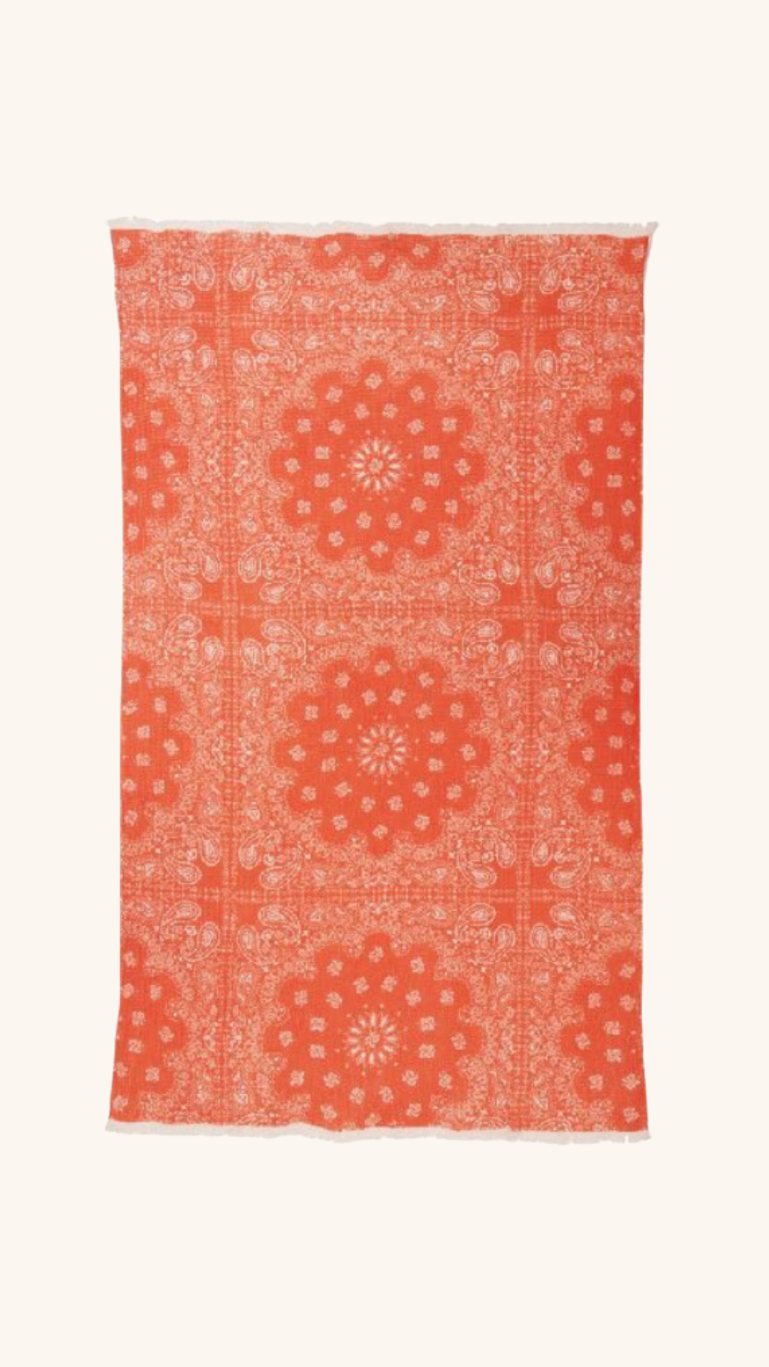 Beach Towel Orange Bandana