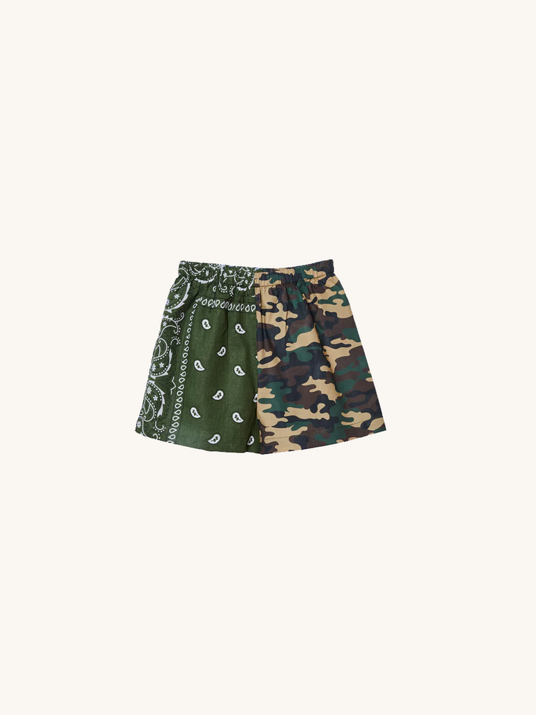 SHORT ENFANT CAMO