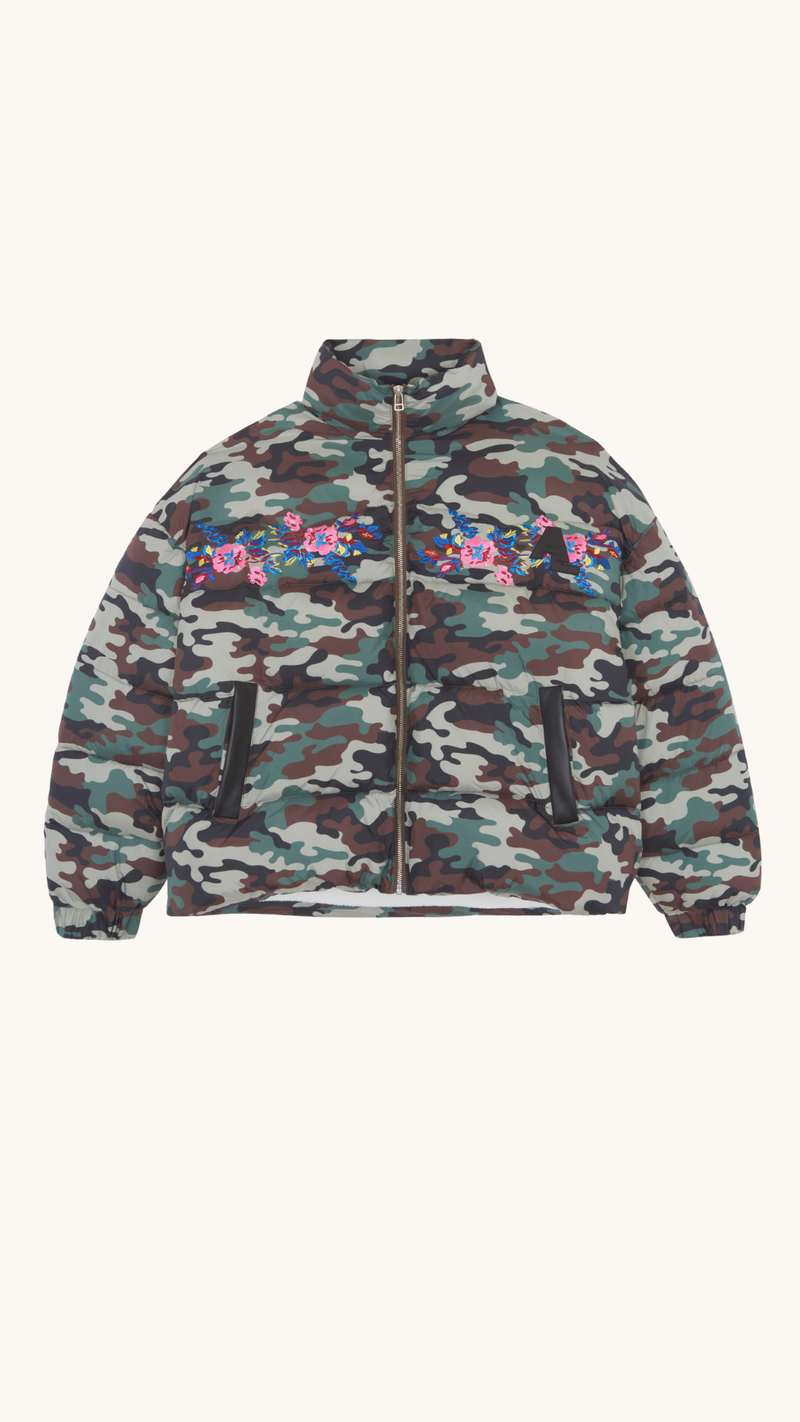 Doudoune Anaïs Camo
