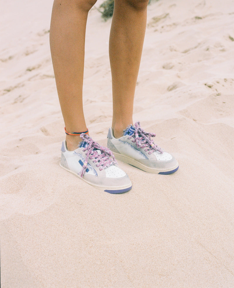 Baskets Venice violettes