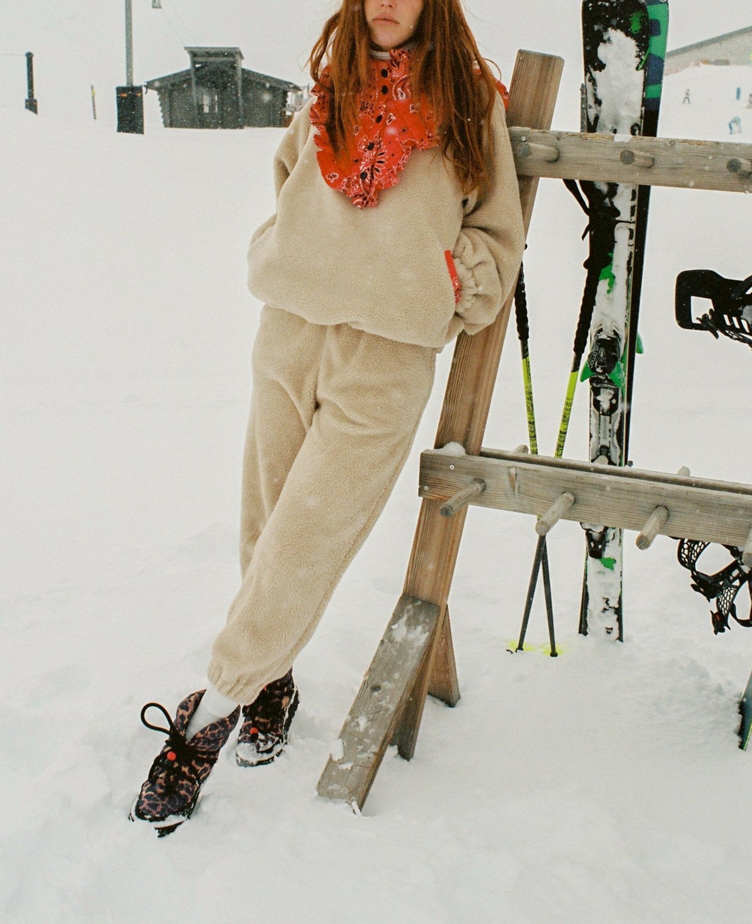 Pantalon Sherpa sable