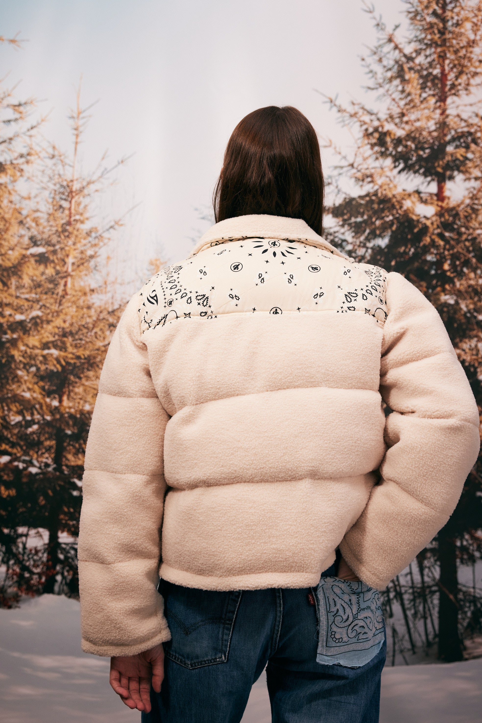 Veste marble crème 